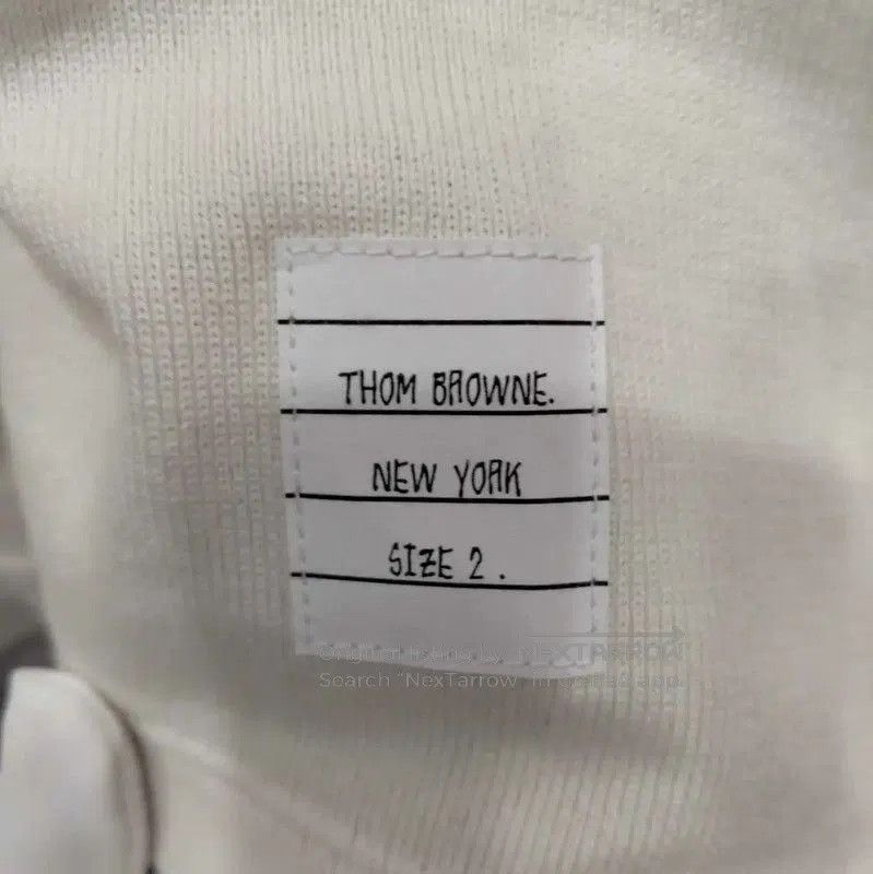 Thom Browne Thom Browne Summer Cream Cotton Short Sleeve T-Shirt . Size US M / EU 48-50 / 2 - 5 Thumbnail