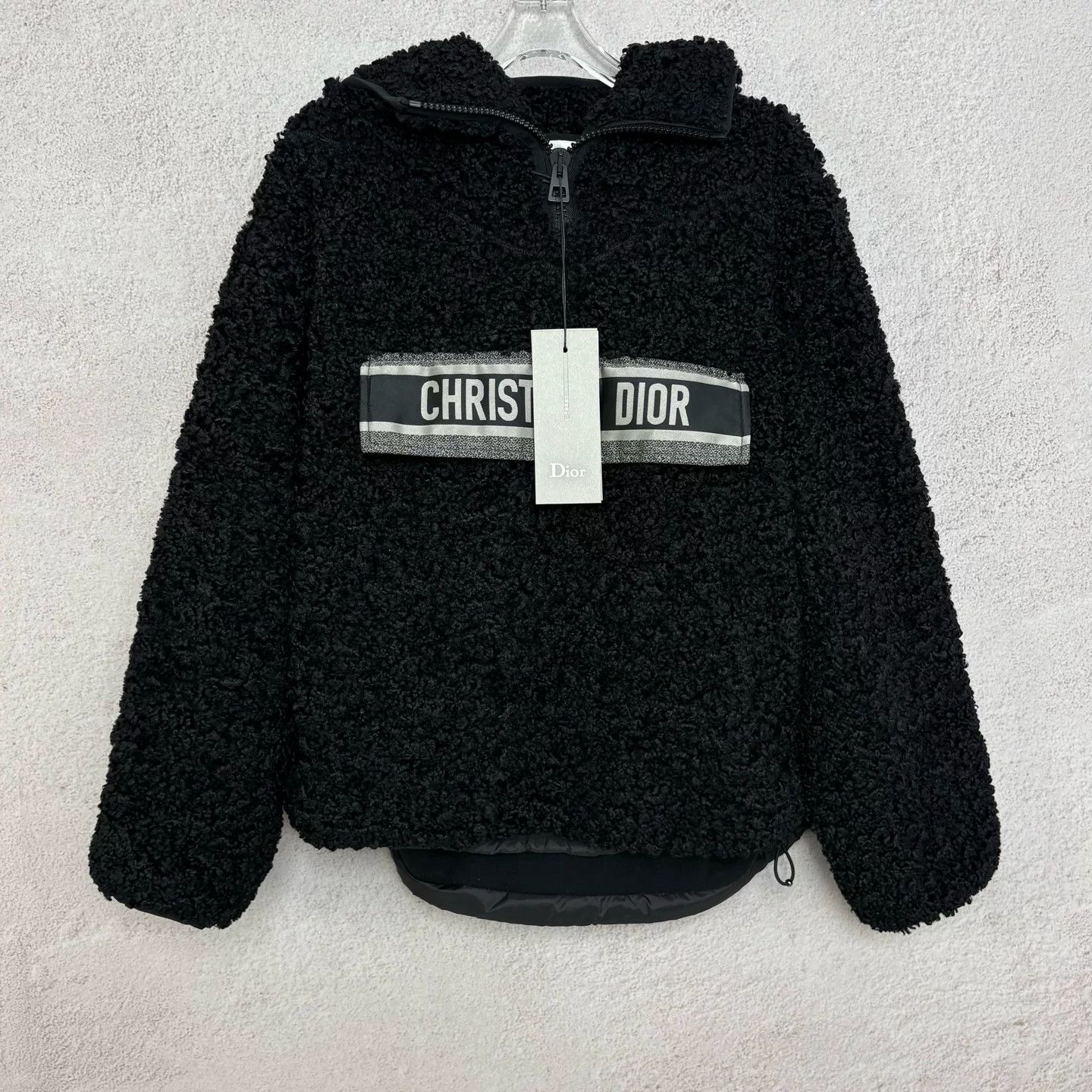 Dior Dior Half-Zip Embroidered Teddy Fleece Jacket Size US S / EU 44-46 / 1 - 1 Thumbnail