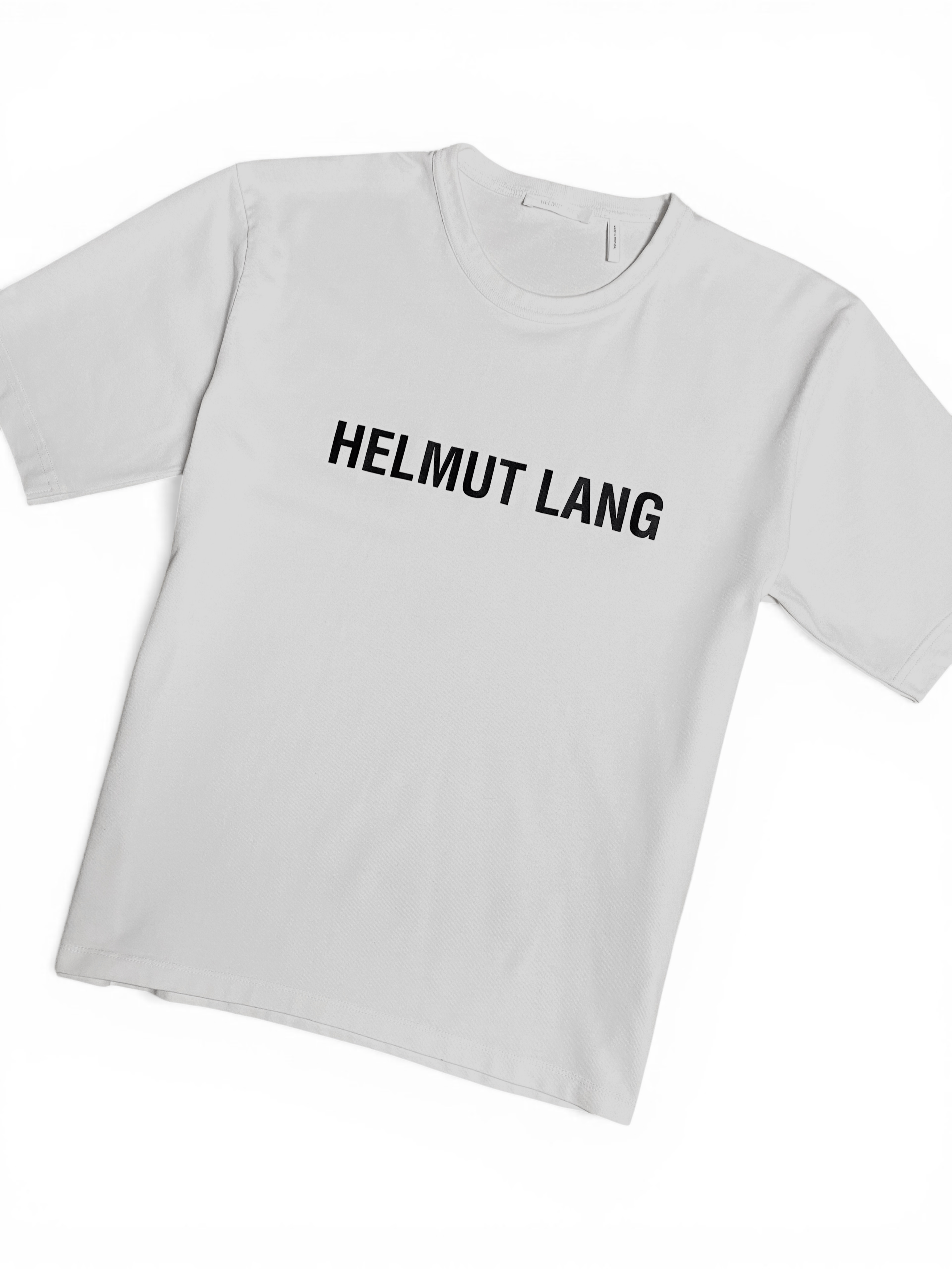 Helmut Lang Helmut Lang White Black Core Logo Essential T-Shirt Tee Size US L / EU 52-54 / 3 - 3 Thumbnail