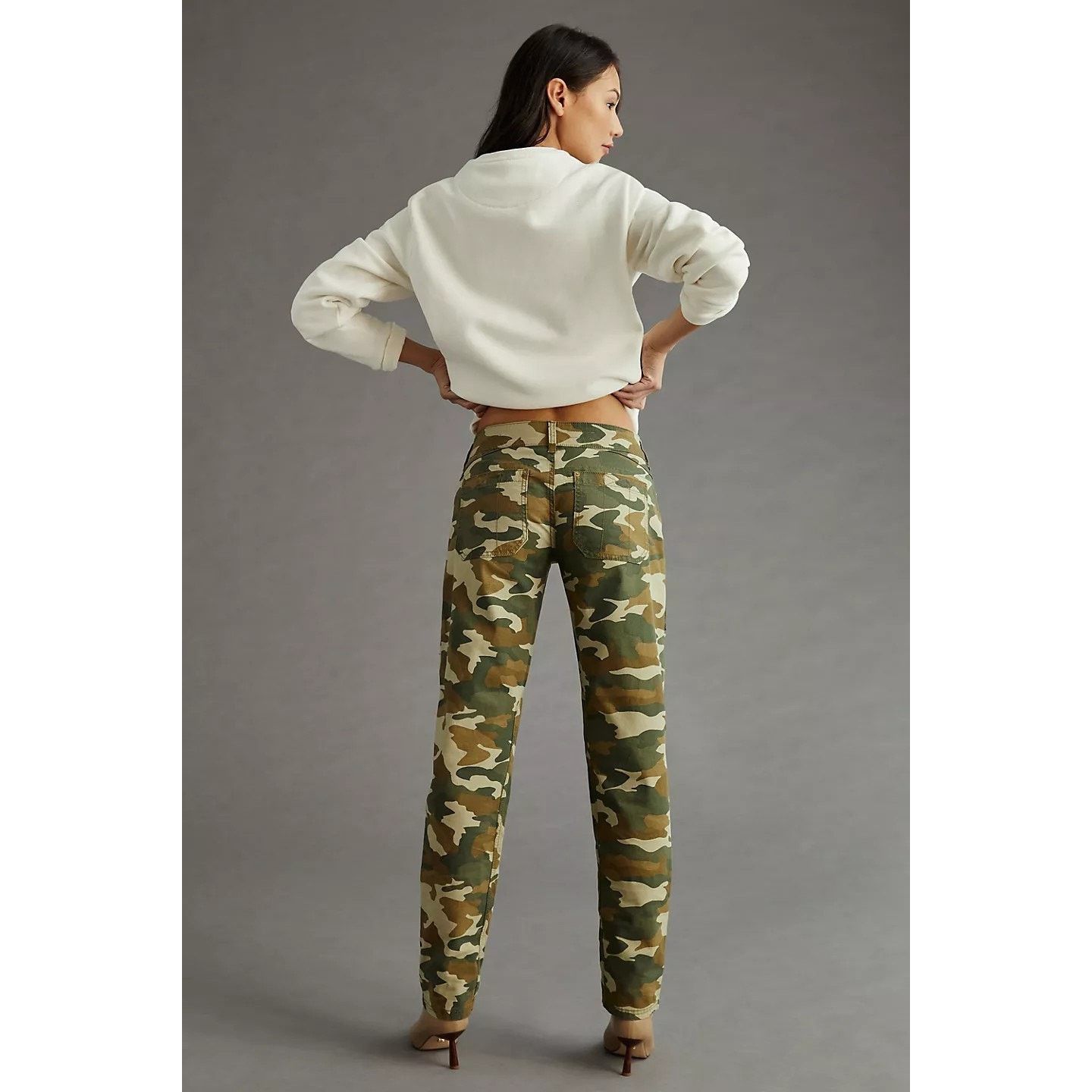 Anthropologie New Anthro Pilcro The Wanderer Sequined Low-Rise Pants Size 27" / US 4 / IT 40 - 5 Thumbnail