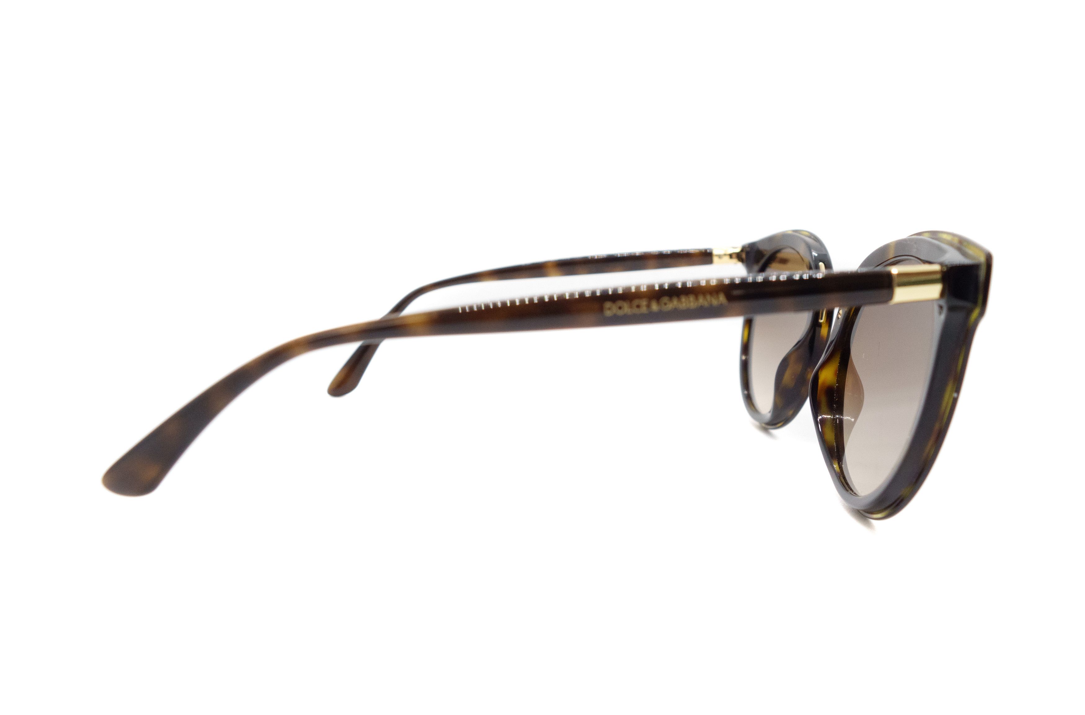 Dolce & Gabbana Havana Round DG 4371 Gradient Sunglasses Size ONE SIZE - 3 Thumbnail