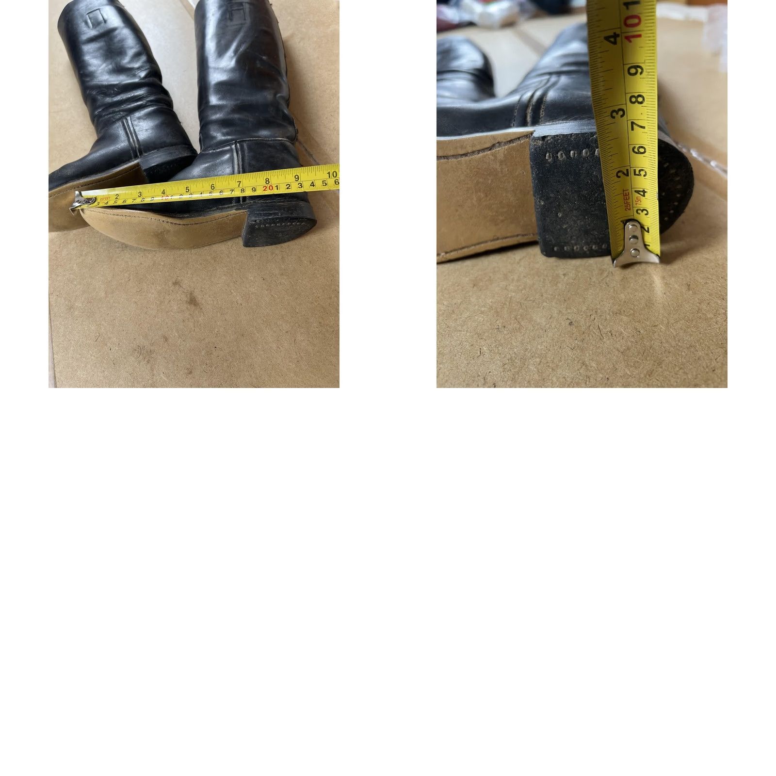 Marlboro Marlborough Riding Boot Womens 5 Black Leather Knee High Lined England Size US 5 / IT 35 - 8 Thumbnail