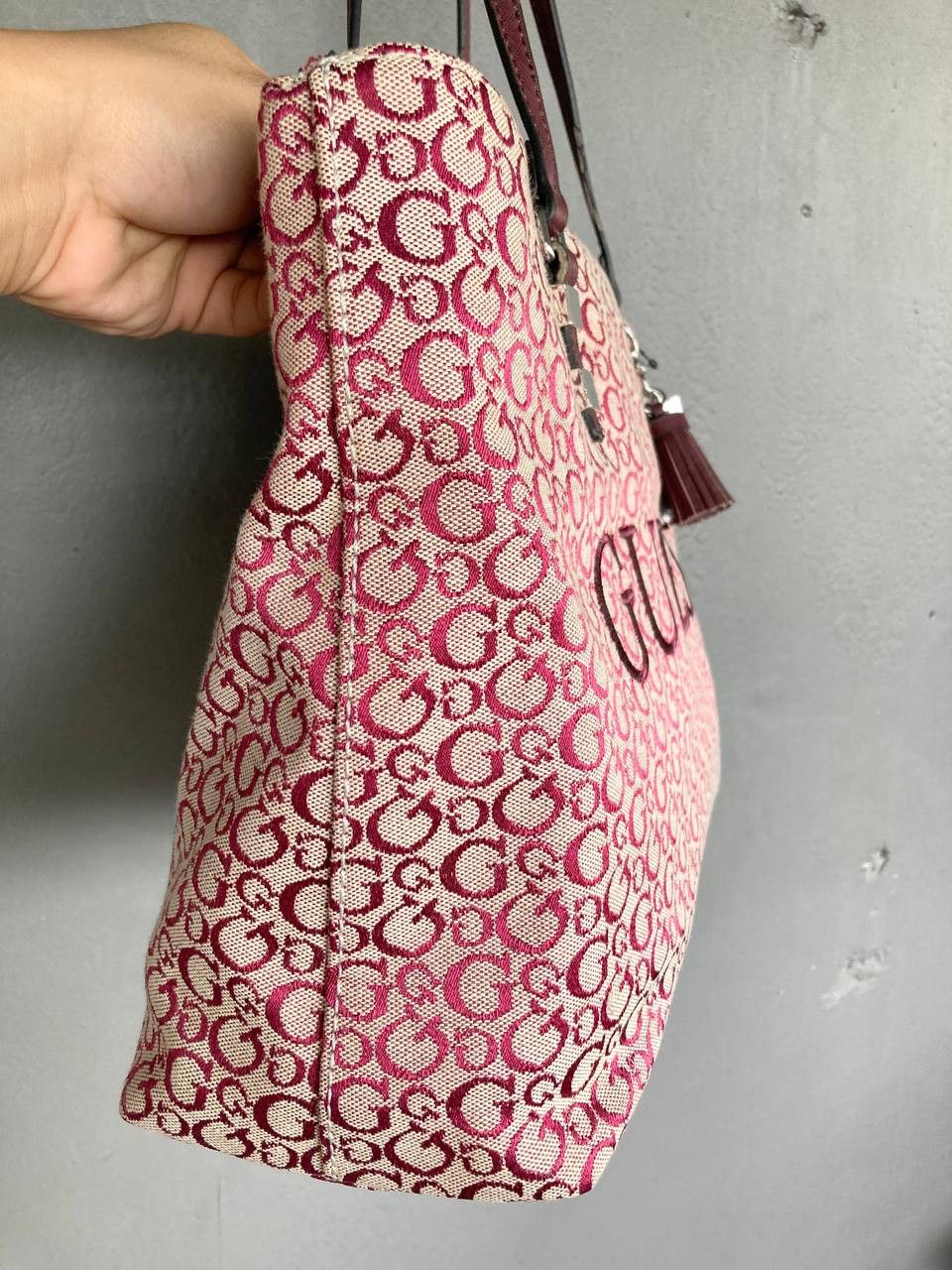 Guess Guess Donohue Wine red Shoulder Bag Size ONE SIZE - 5 Thumbnail