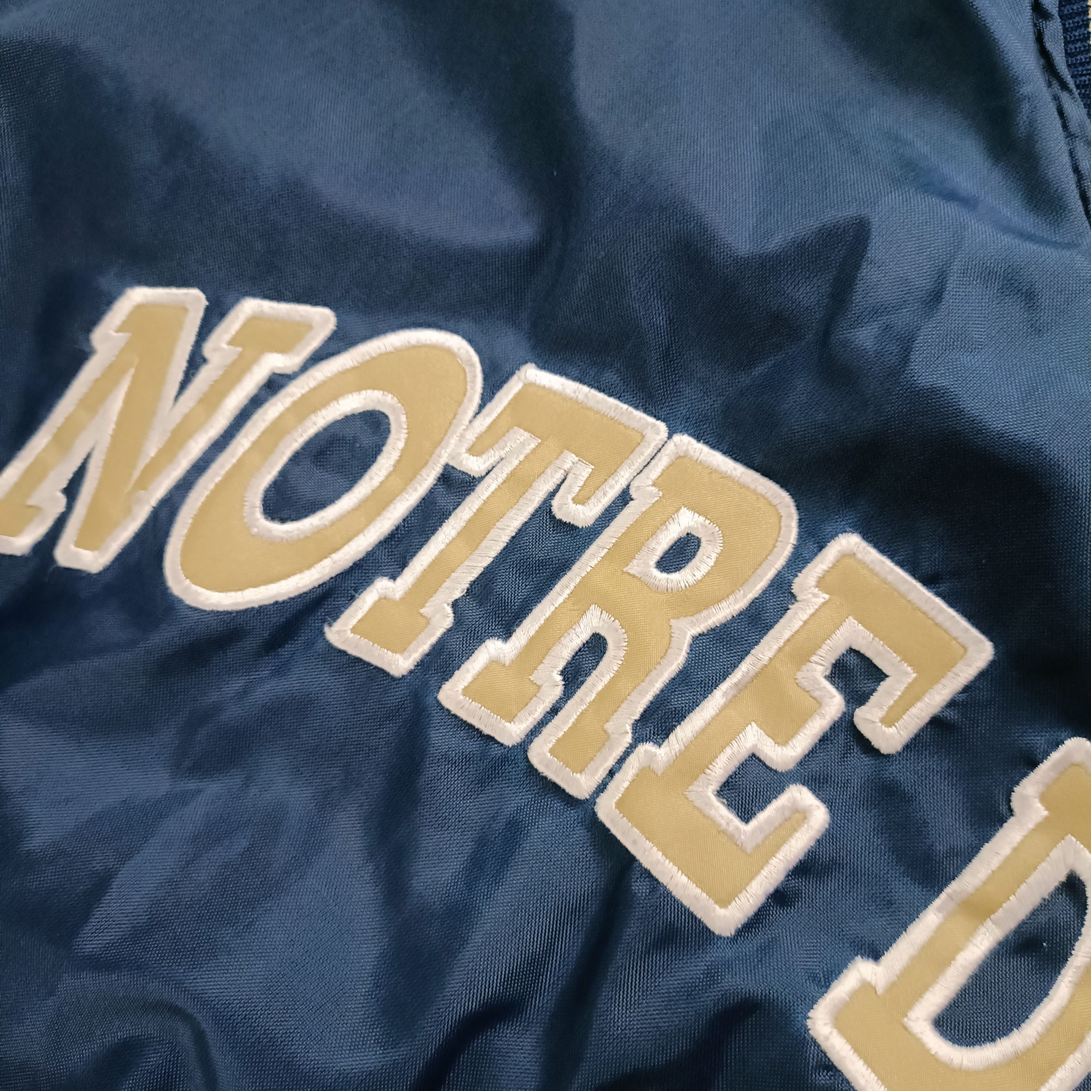 Starter × Vintage Men's Notre Dame Finishing Irish Navy Jacket Vintage Size US L / EU 52-54 / 3 - 4 Thumbnail