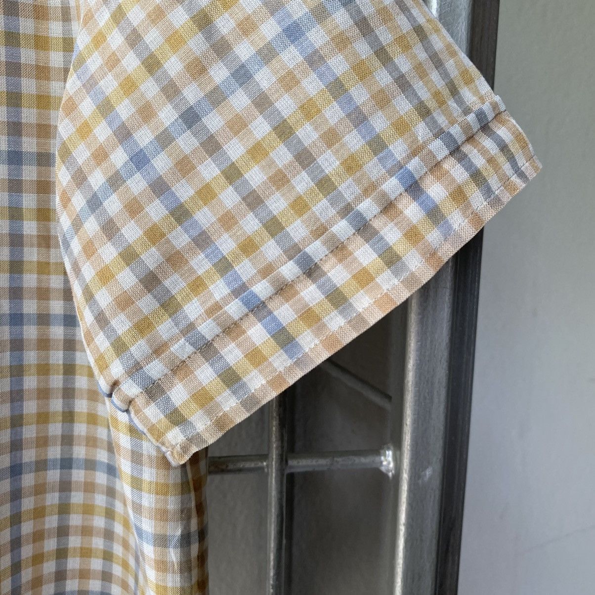 Burberry Burberrys Pastel Plaid Short Sleeve Shirt Size M / US 6-8 / IT 42-44 - 5 Thumbnail