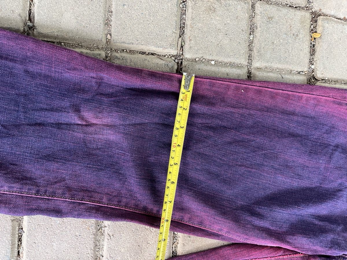 Japanese Brand × Vintage × Wrangler Flare Darkpurple Coudroy Wrangler Denim Size US 29 - 8 Thumbnail