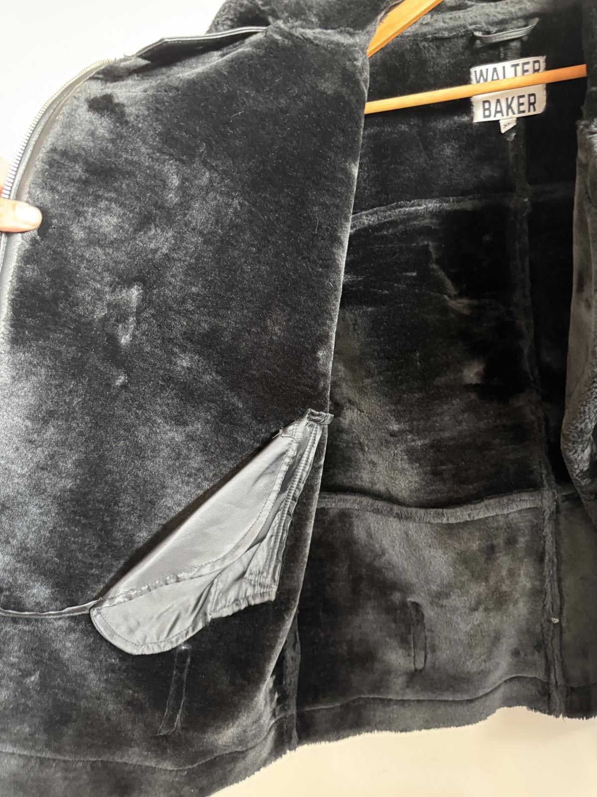 Other Walter Baker Black Leather Shearling Vest XL Size XL / US 12-14 / IT 48-50 - 7 Thumbnail