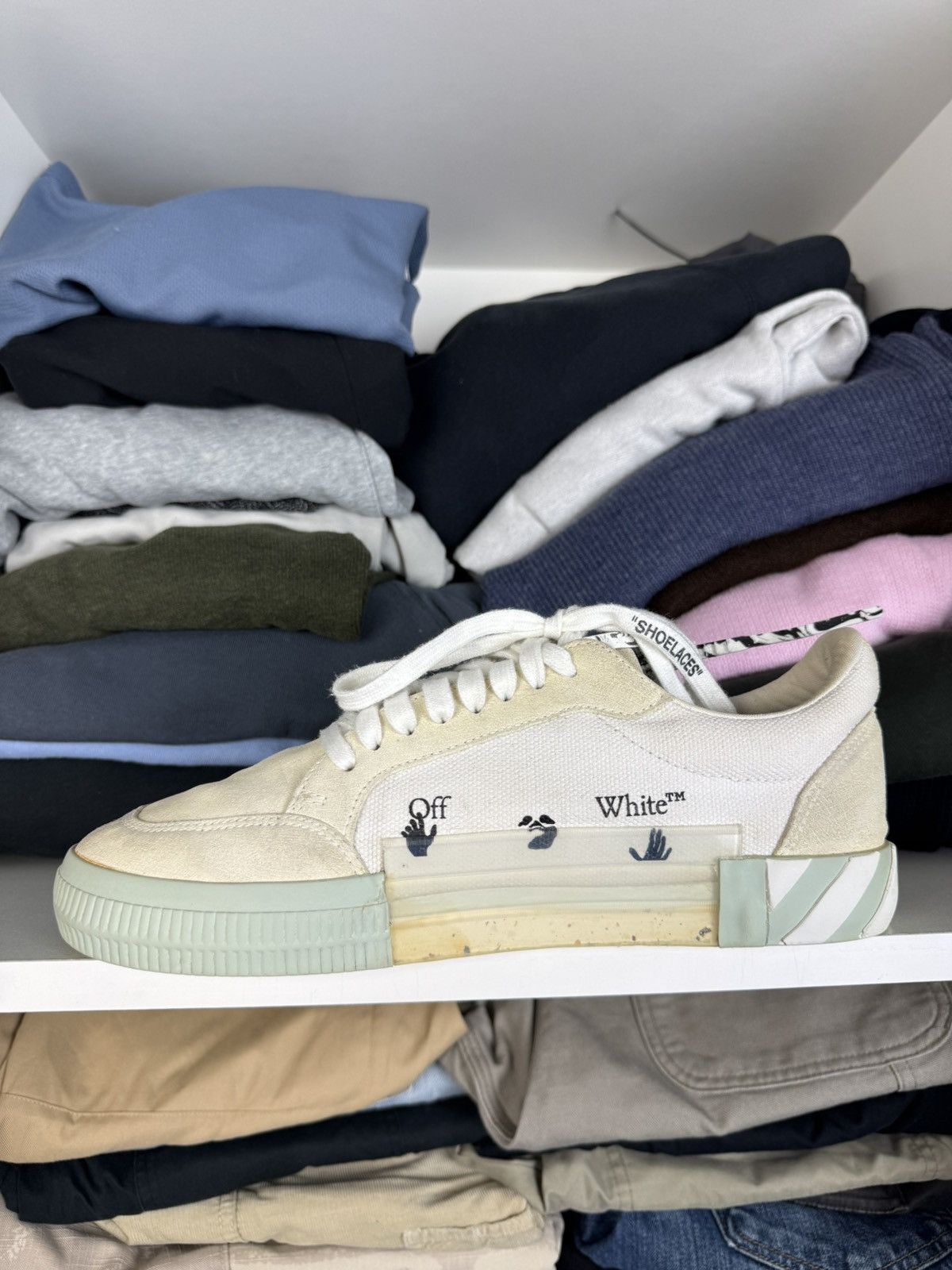 Off-White Off-White Low Vulcanized Sneakers Size 43 Size US 10 / EU 43 - 13 Thumbnail
