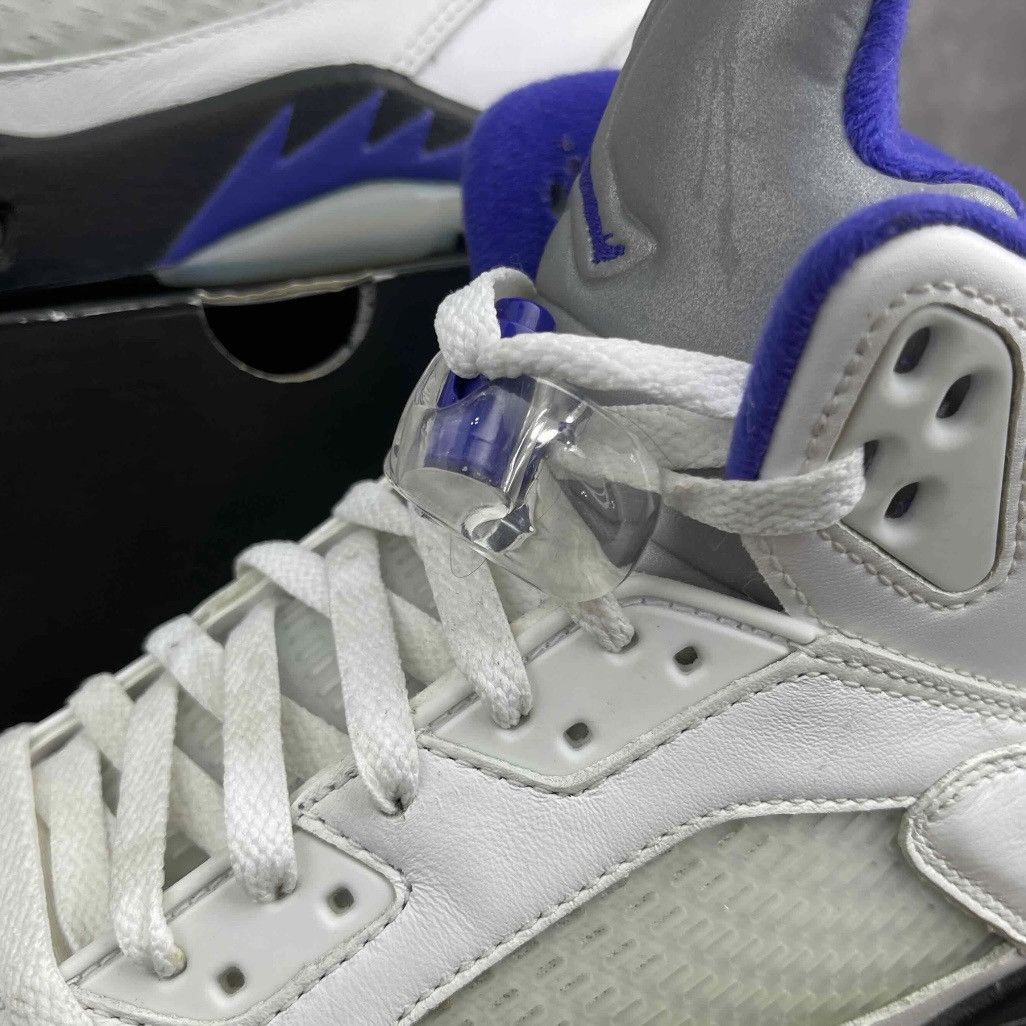 Jordan Brand Jordan 5 Dark Concord 2022 DD0587-141 White Purple Men’s OG Size US 10 / EU 43 - 3 Thumbnail