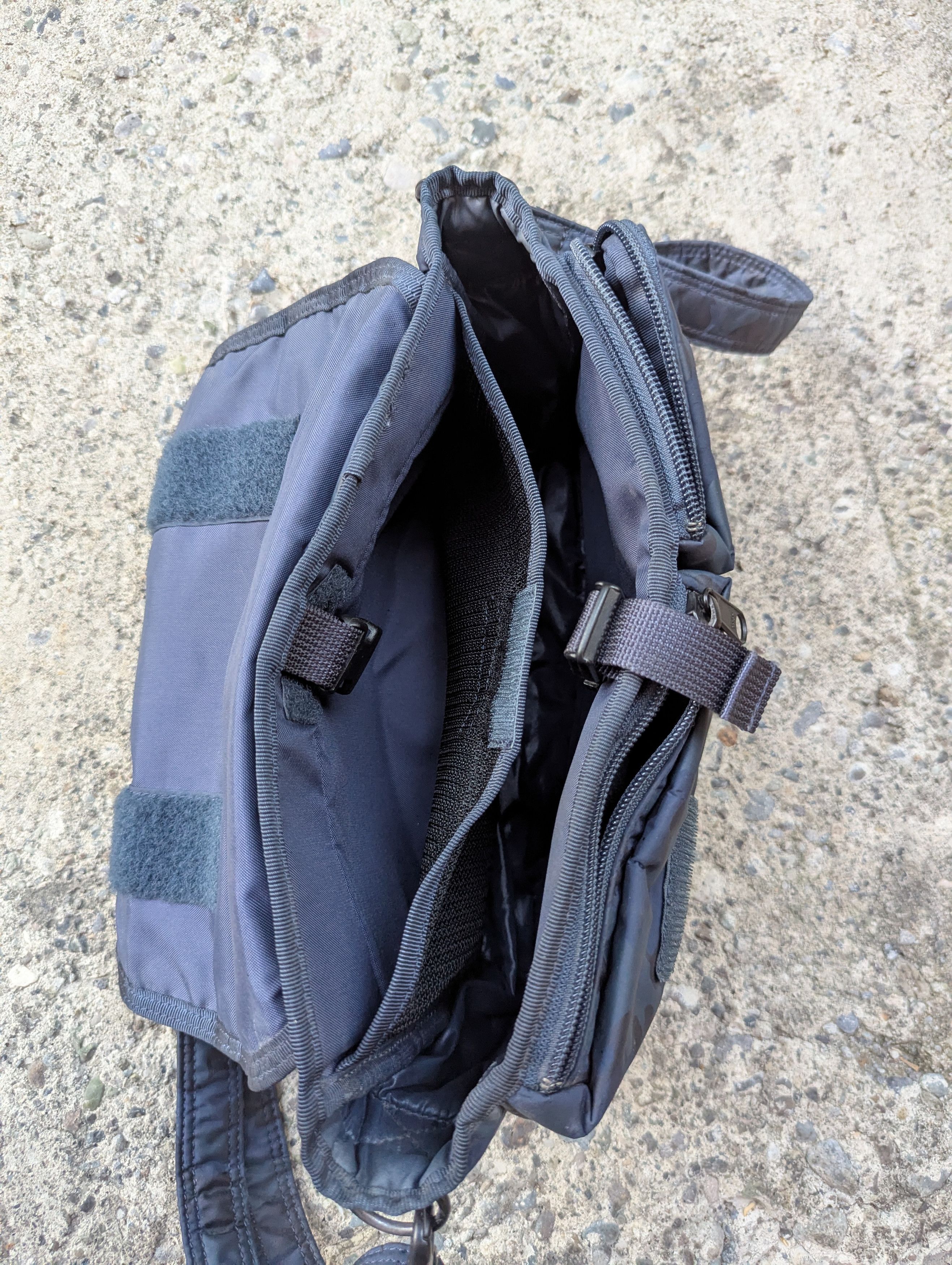 Head Porter × Porter Head Porter Blue Camou Sling Shoulder Bag Size ONE SIZE - 11 Thumbnail