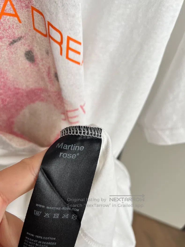 Martine Rose Martine Rose Rabbit loose T-shirt Size US S / EU 44-46 / 1 - 5 Thumbnail