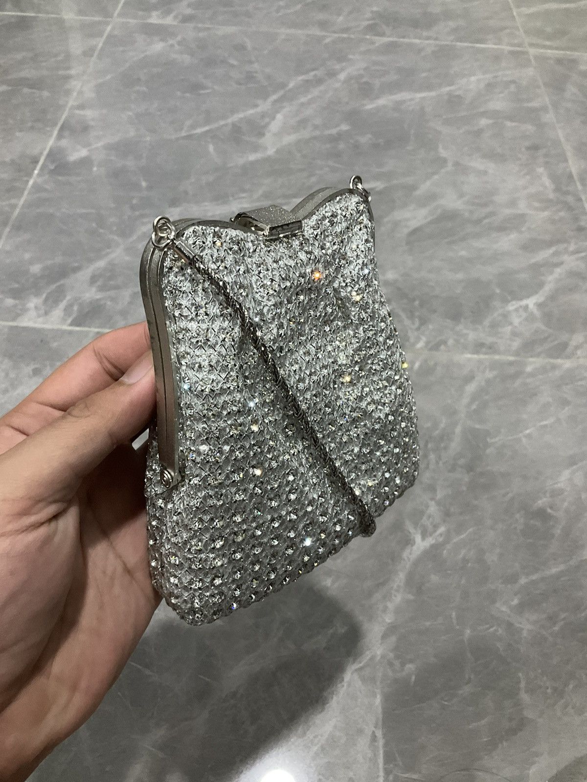 Balmain Pierre Balmain Big Logo Paris Vintage Crystal Mini Handbag Size ONE SIZE - 12 Thumbnail