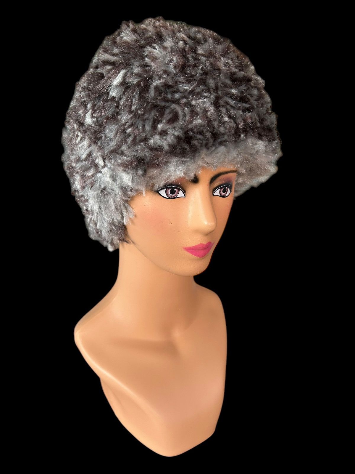 Japanese Style Hairy Fur Beanie Hats