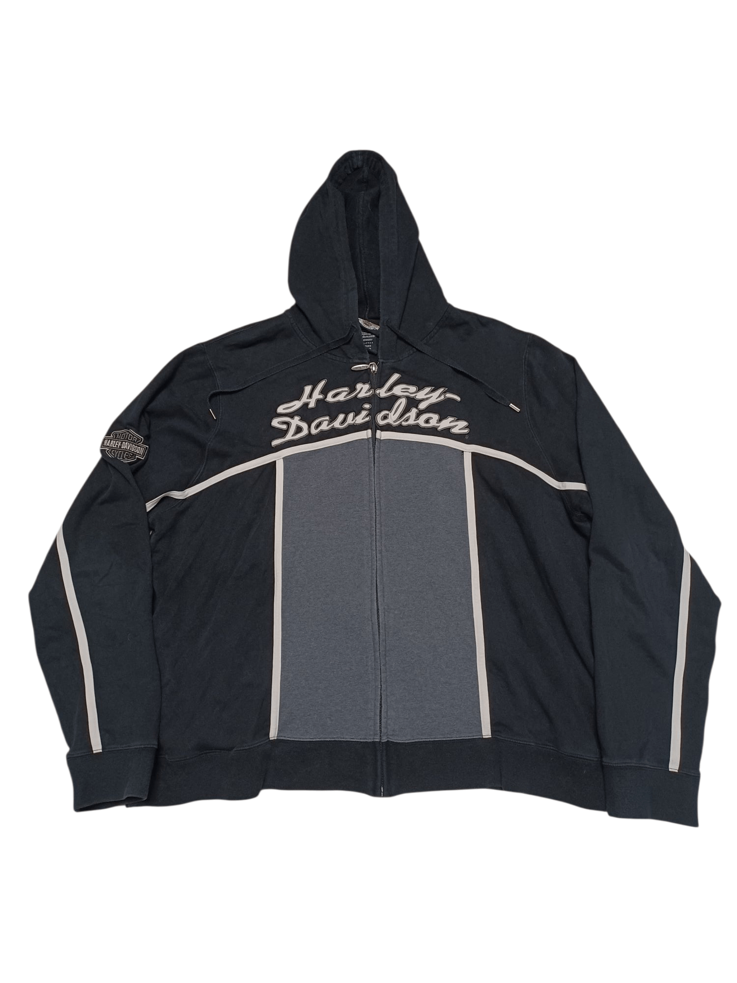 Harley Davidson HARLEY DAVIDSON BIGLOGO EMBROIDERED VINTAGE ZIP HOODIE Size US L / EU 52-54 / 3 - 1 Thumbnail