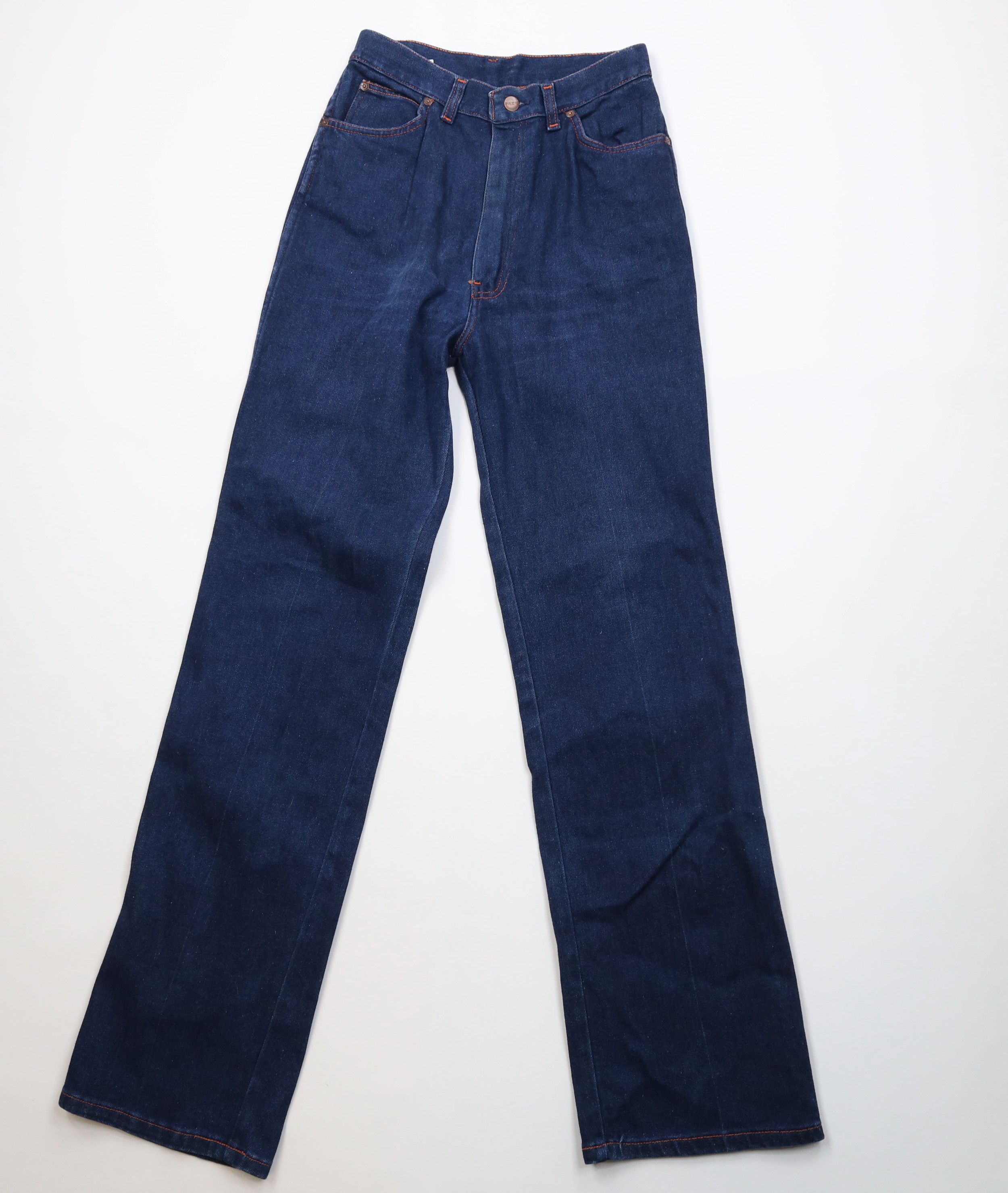 Vintage Vintage 70s Streetwear Flared Wide Leg Denim Jeans Blue USA Size 34" / US 12 / IT 48 - 1 Thumbnail