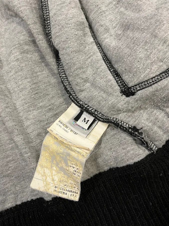 Dolce & Gabbana 2000s Dolce & Gabbana Fleece Track Grey Jacket Size US M / EU 48-50 / 2 - 11 Thumbnail