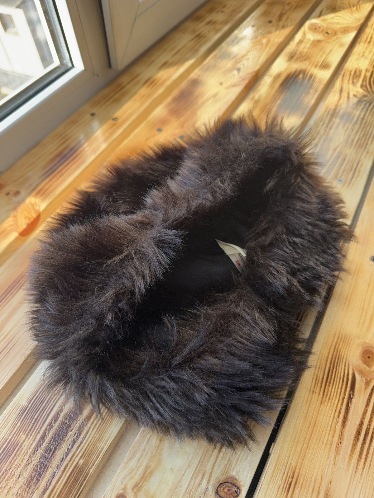 Le Grande Bleu (L.G.B.) Vntg LGB Japanese 90s Marodil Fur Ushanka Hood Trapper hat Size ONE SIZE - 10 Thumbnail