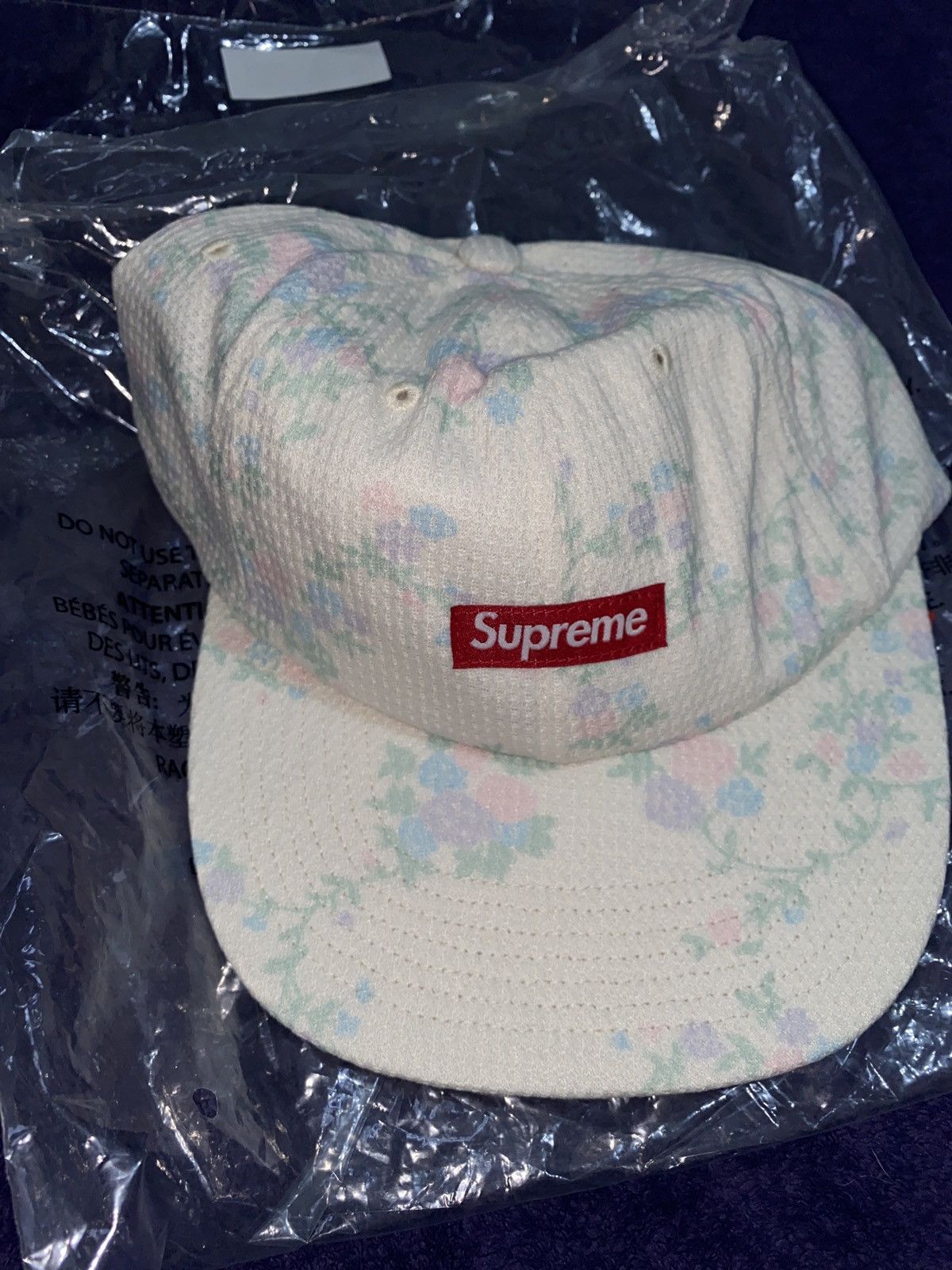 Supreme Supreme Polartec Waffle Small Box 6-Panel Size ONE SIZE - 2 Thumbnail