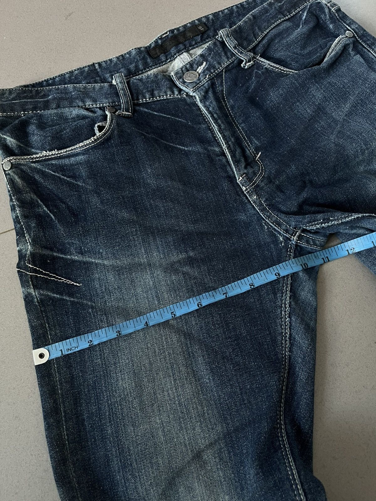 GOSTAR DE FUGA FUGA JAPANESE 00’s VINTAGE DENIM DISTRESSED PANTS JEANS VKEI Size US 30 / EU 46 - 15 Thumbnail