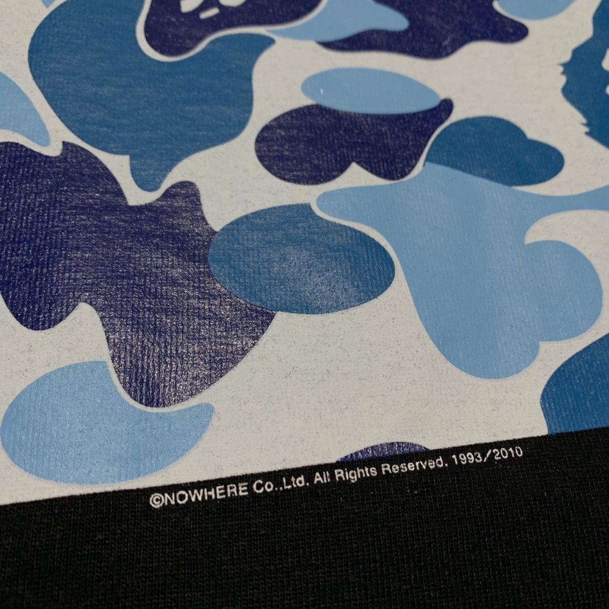 Bape Bape Small Blue ABC Camo Graphic Black Tee Bathing Ape 2010 Size US S / EU 44-46 / 1 - 4 Thumbnail