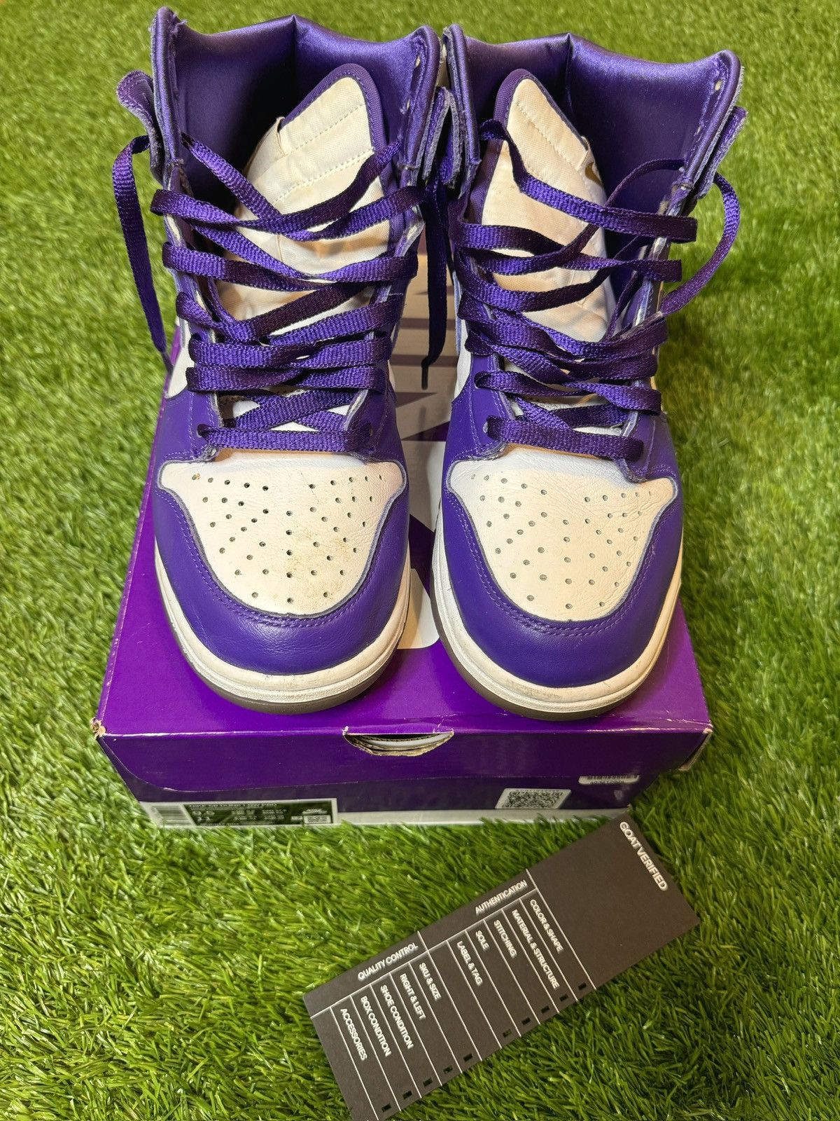 Nike SB Nike SB Dunk High Purple Size US 9.5 / EU 42-43 - 1 Thumbnail