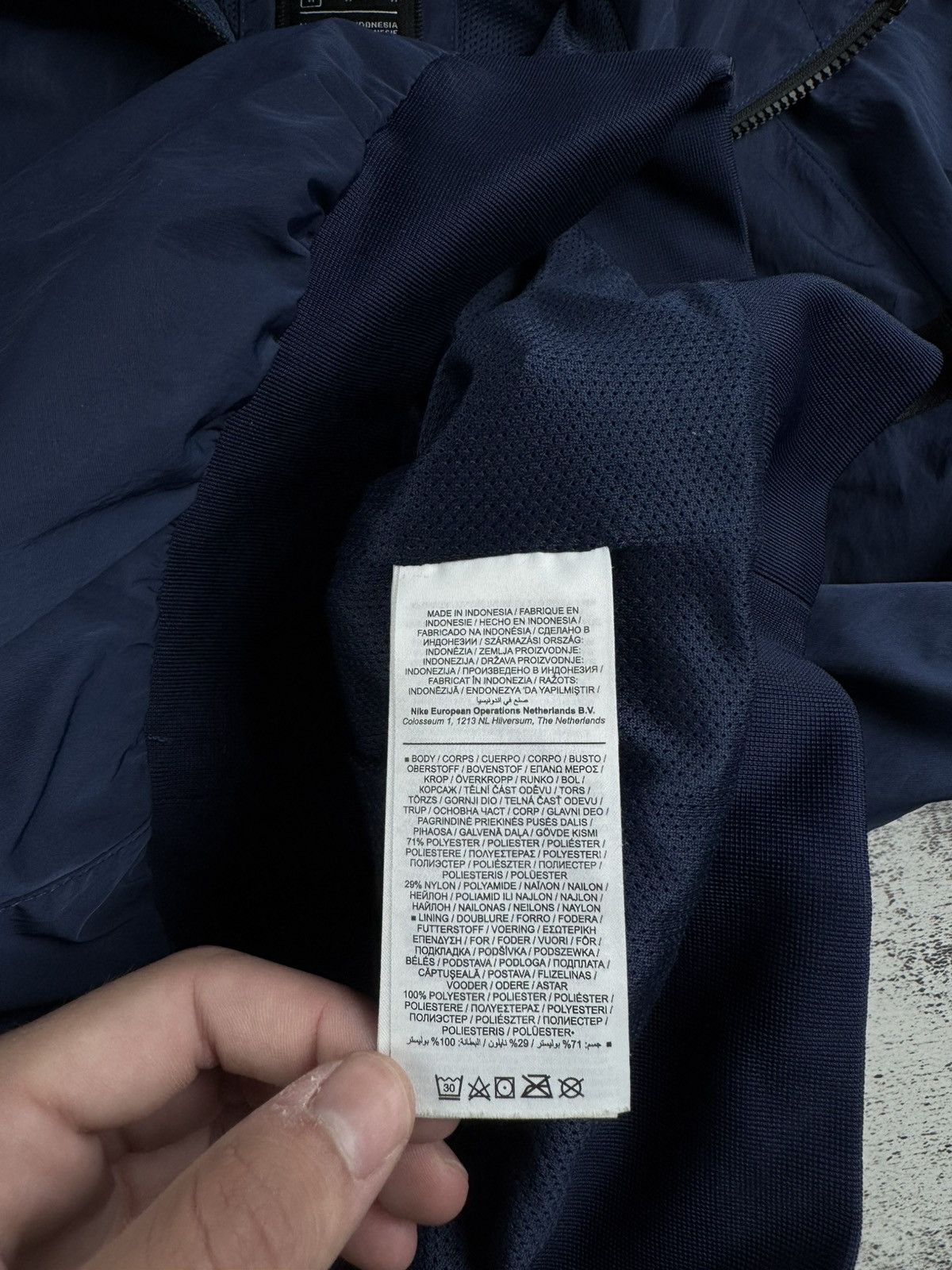 Nike Nike NSW Sportswear Windrunner Blue Men’s Medium Zip Jacket Hoodie Winderbreaker Size US M / EU 48-50 / 2 - 11 Thumbnail