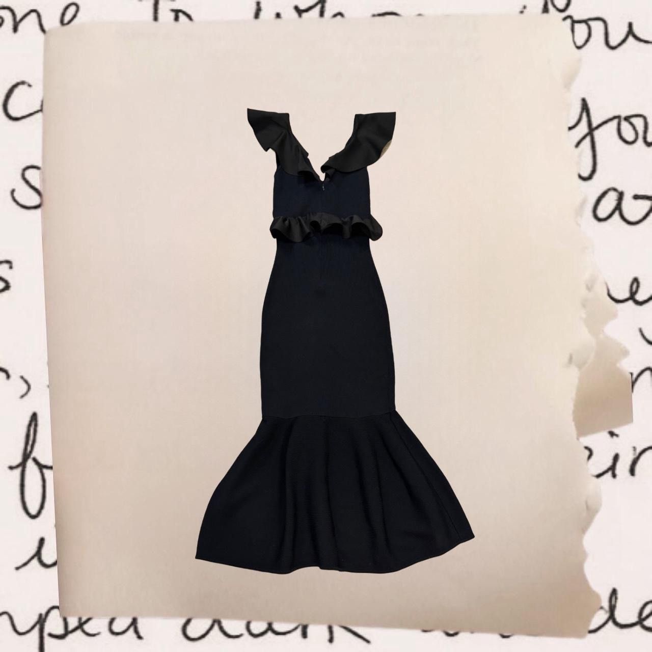 Sachin & Babi sleeveless mermaid dress with ruffled shoulder straps Size XS / US 0-2 / IT 36-38 - 3 Thumbnail