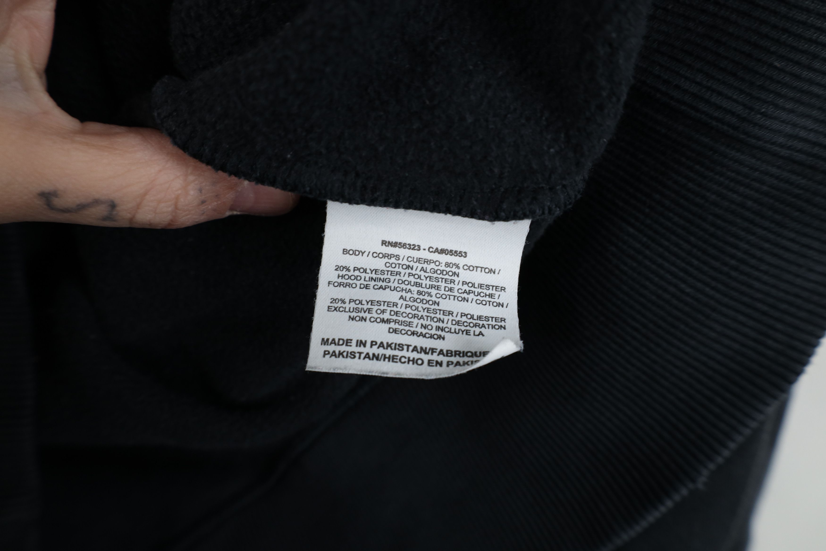 Nike Vintage Y2K Nike Scott Mini Swoosh Hoodie Sweatshirt Black Size US M / EU 48-50 / 2 - 11 Thumbnail