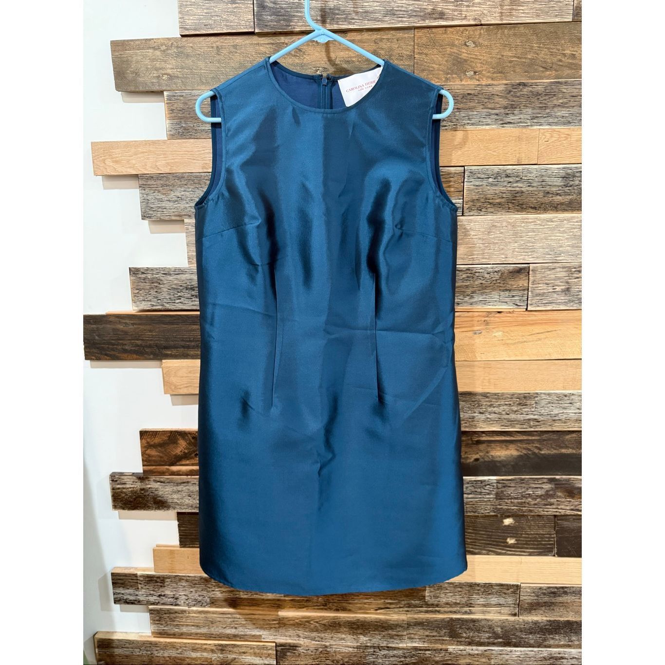 Carolina Herrera CAROLINA HERRERA Silk Gazar Sleeveless Shift Dress size 12 Size XL / US 12-14 / IT 48-50 - 2 Thumbnail