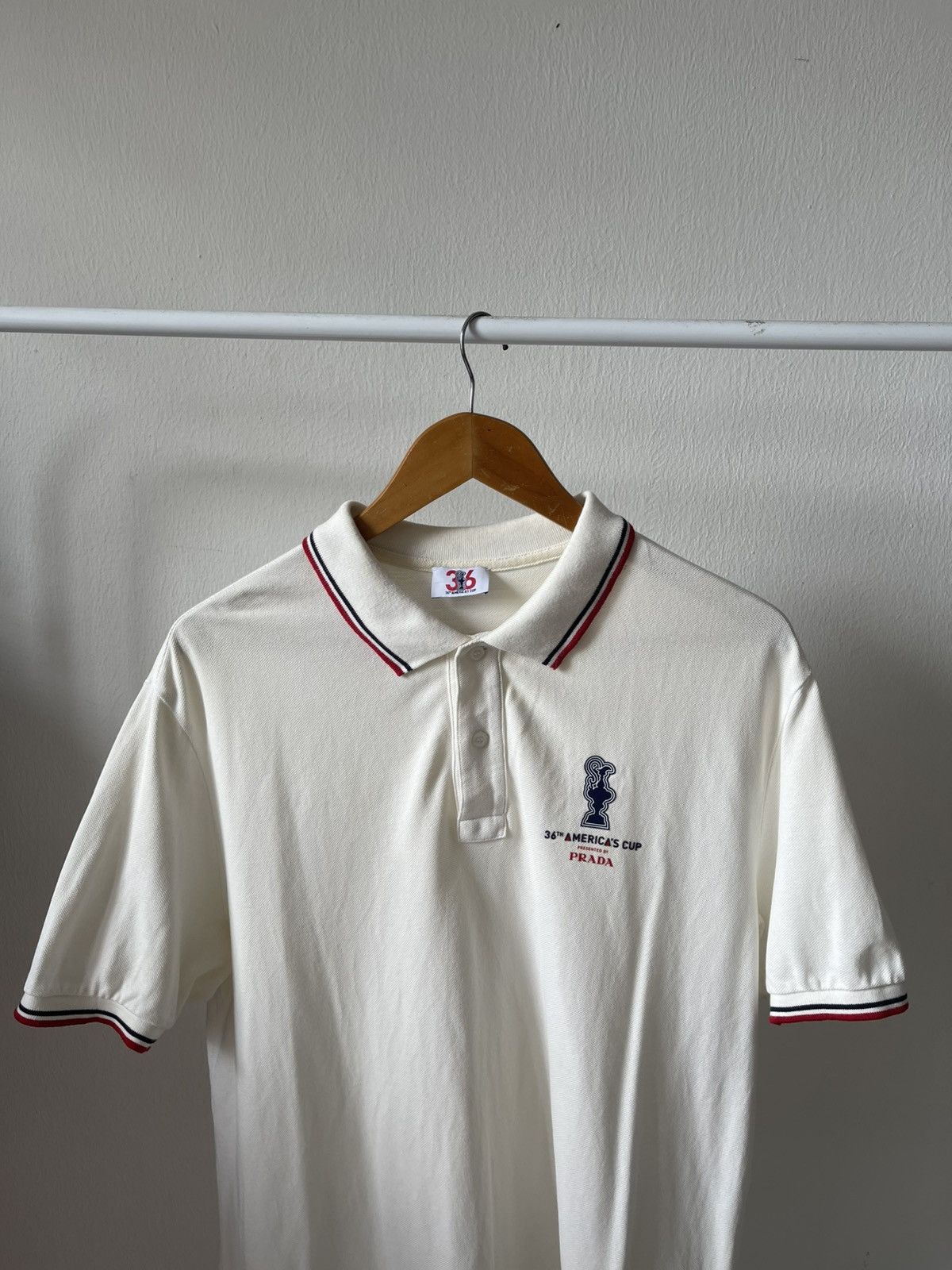 Prada Prada 36th America Cup Polo Tee Size US XL / EU 56 / 4 - 3 Thumbnail
