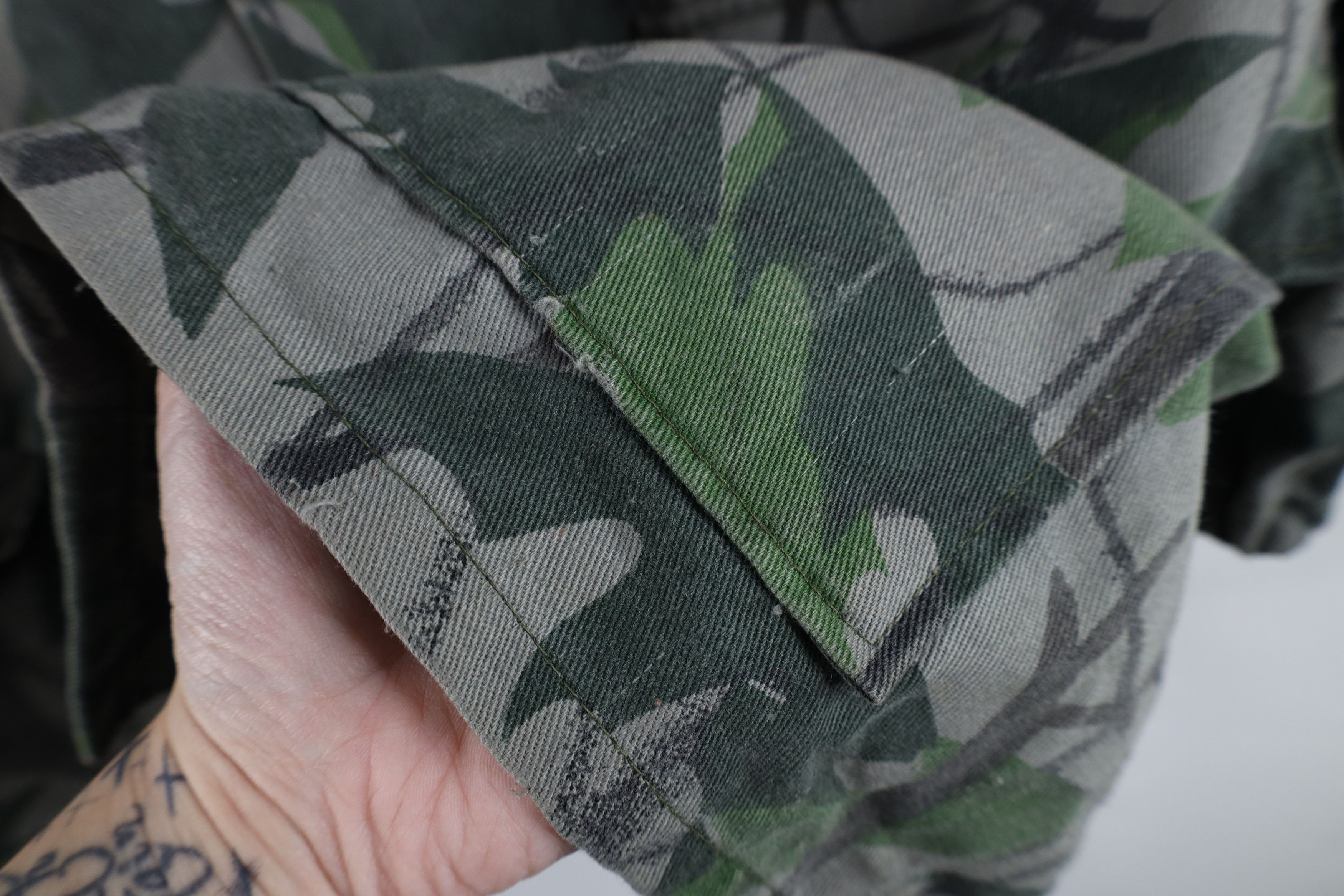 Vintage Vintage 80s 90s Streetwear Camouflage Field Shirt Jacket USA Size US XXL / EU 58 / 5 - 7 Thumbnail
