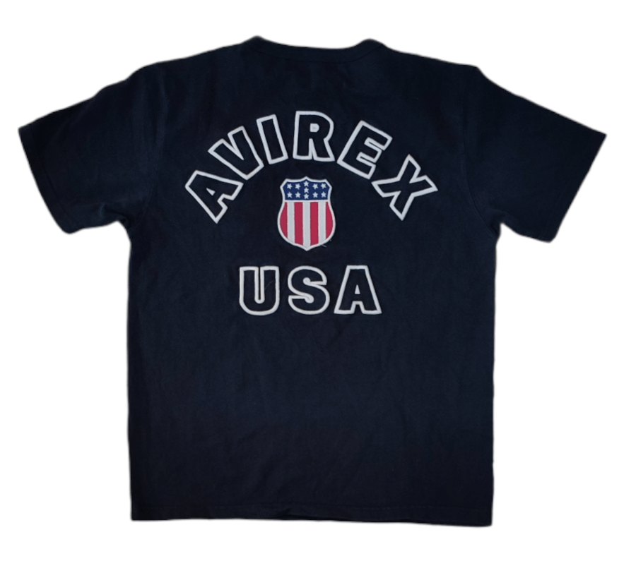image of Avirex Usa Garment Embroidery Military Us Air Force in Black, Men's (Size Medium)