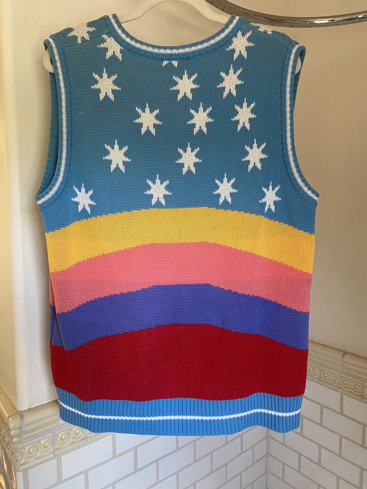 Jaden Smith MSFTSrep Trippy Summer Rainbow Vest Size US L / EU 52-54 / 3 - 2 Thumbnail