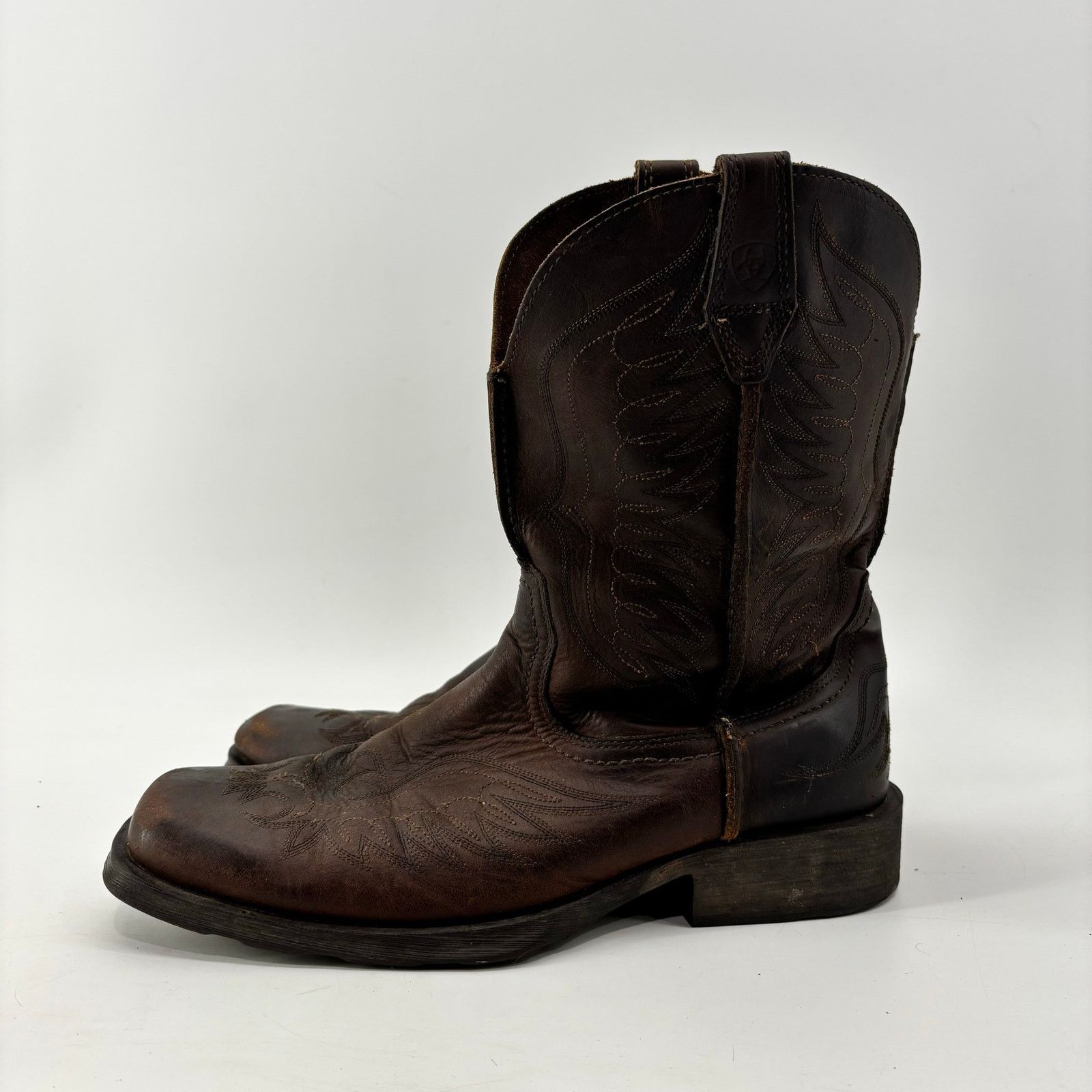 Ariat Ariat Boots Mens Size 10.5 D Brown Leather Western SquareToe Size US 10.5 / EU 43-44 - 1 Thumbnail