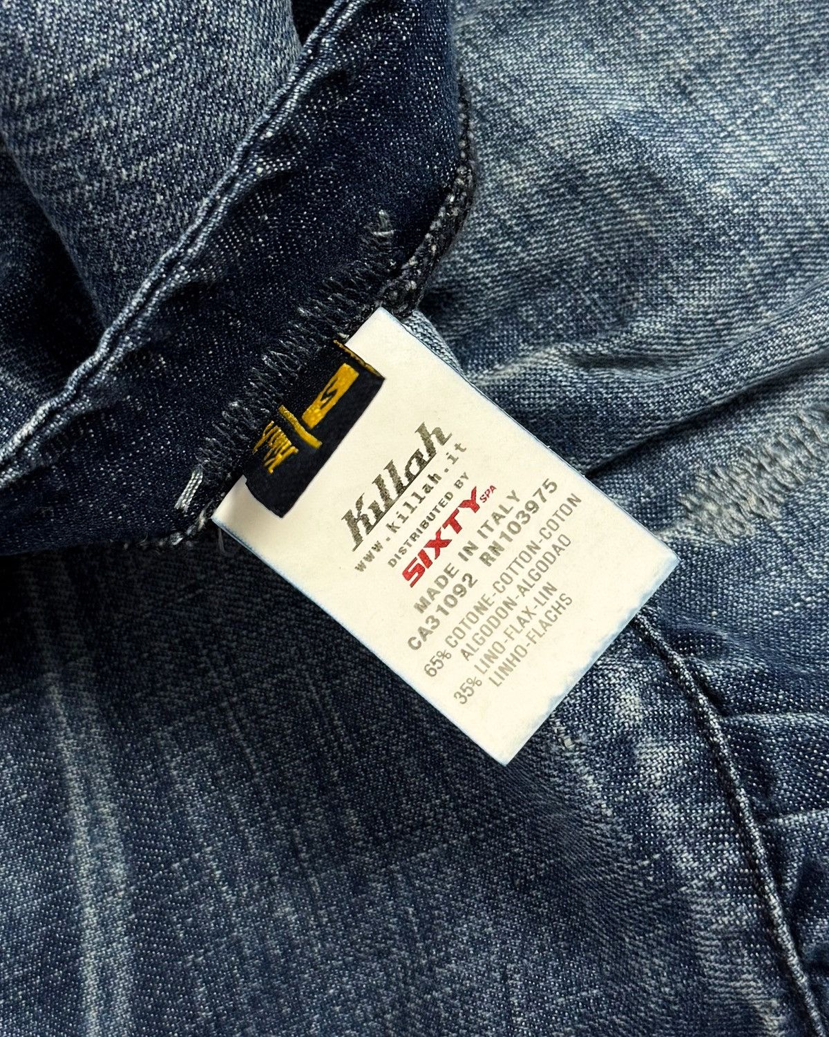 Beauty Beast × Hysteric Glamour × Miss Sixty Vintage Killah by Miss Sixty Denim Mini Skirt Size 30" / US 8 / IT 44 - 8 Thumbnail