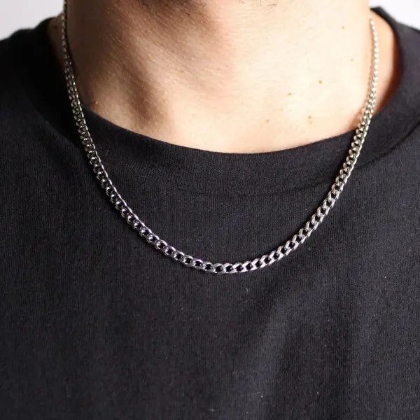 Jewelry 5mm chain & bracelet set Size ONE SIZE - 6 Thumbnail
