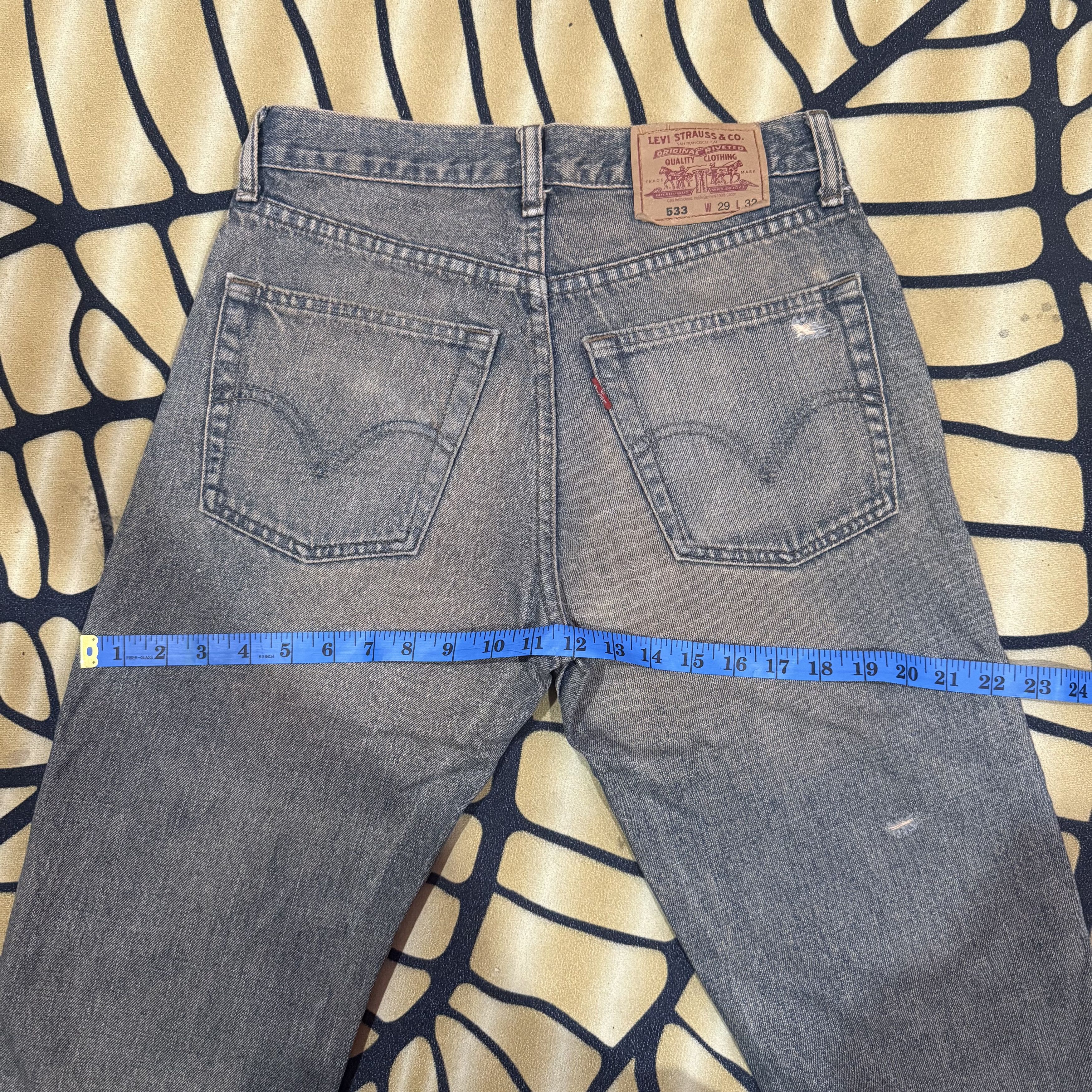 Levi's Vintage Clothing VINTAGE LEVI'S RUSTY FADED DISTRESSED DENIM JEAN PANTS Size US 29 - 15 Thumbnail