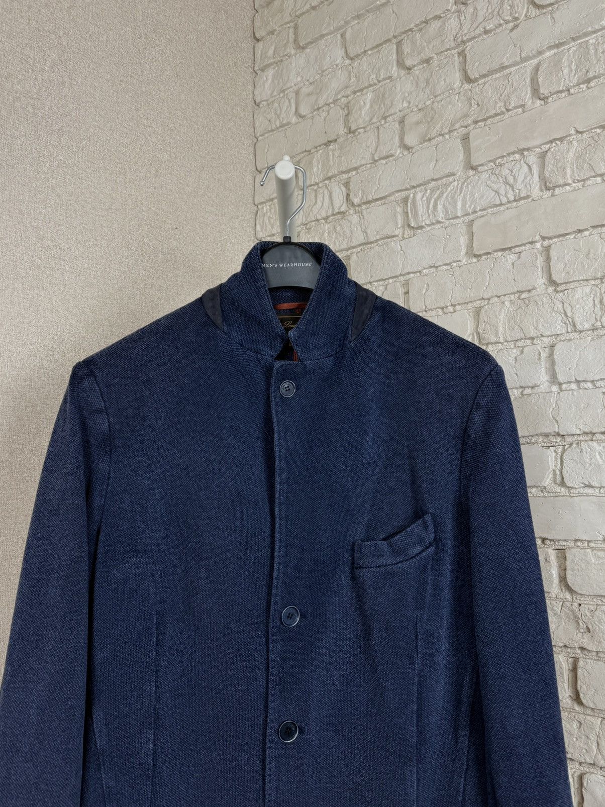 Loro Piana Loro Piana Blue Silk Light Blazer Jacket Size US L / EU 52-54 / 3 - 2 Thumbnail