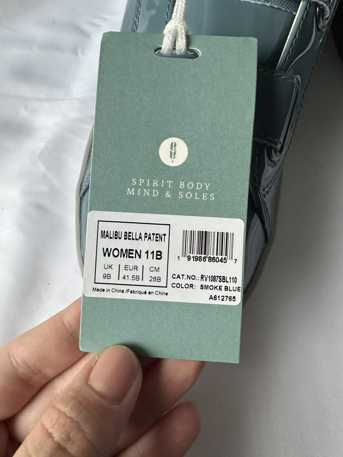 Other Revitalign Malibu Bella Patent Smoke Blue Comfort Sneakers Size US 11 / IT 41 - 4 Thumbnail