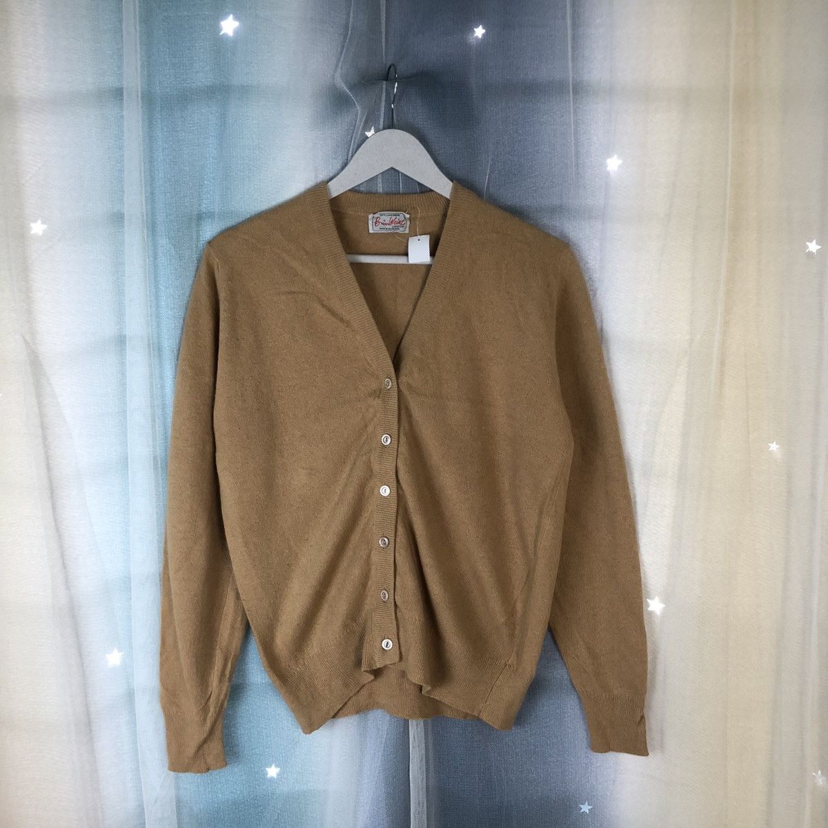 Homespun Knitwear Bream Weinz Brown Cardigan #7414 Size M / US 6-8 / IT 42-44 - 1 Thumbnail
