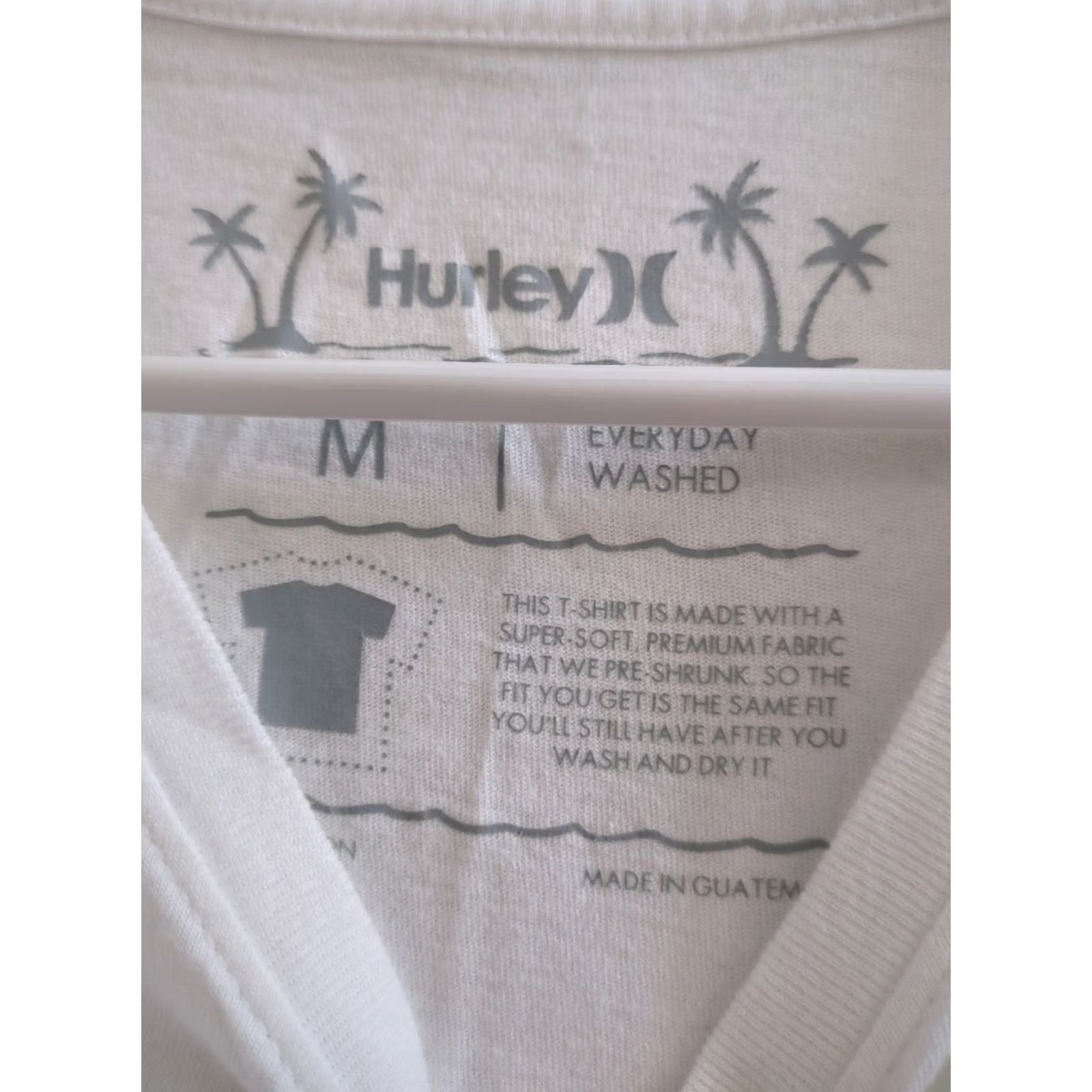 Hurley Hurley T-Shirt Men’s Sz M Logo Crew Neck Short Sleeve White Modern Size US M / EU 48-50 / 2 - 3 Thumbnail