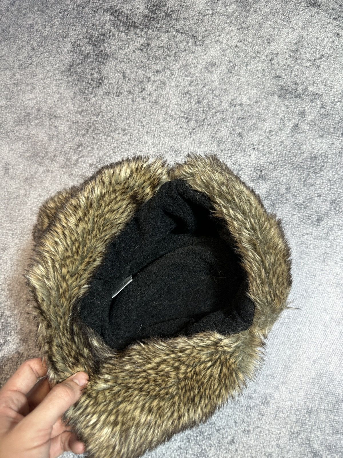 Other Y2K Vintage Avant Garde Fur Hat Ushanka Streetwear Rare Alt Size ONE SIZE - 4 Thumbnail