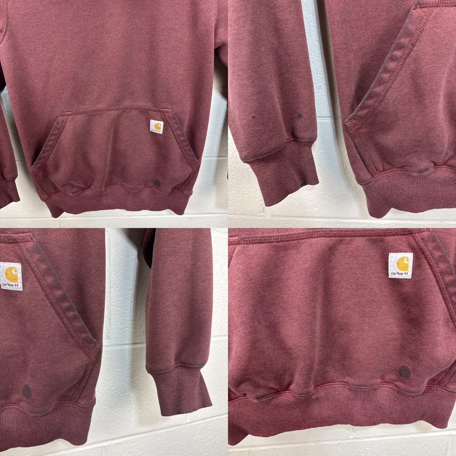 Carhartt Carhartt Hoodie Mens Small Red Rain Defender Paxton Heavyweight Workwear 100615 Size US S / EU 44-46 / 1 - 8 Thumbnail