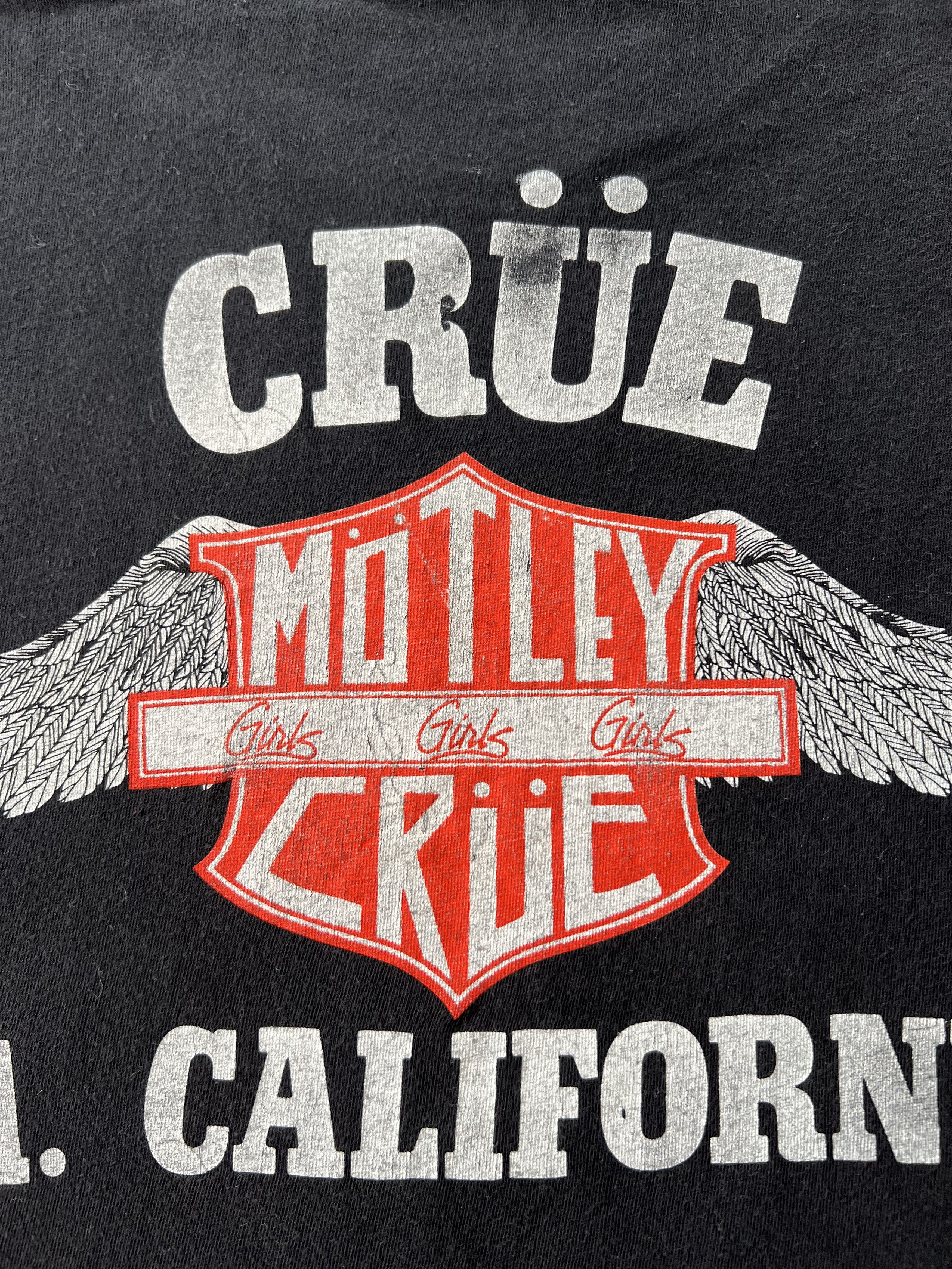 Band Tees Vintage 1987 Motley Crue Girls Girls Girls Black Sleeveless Size US M / EU 48-50 / 2 - 12 Thumbnail