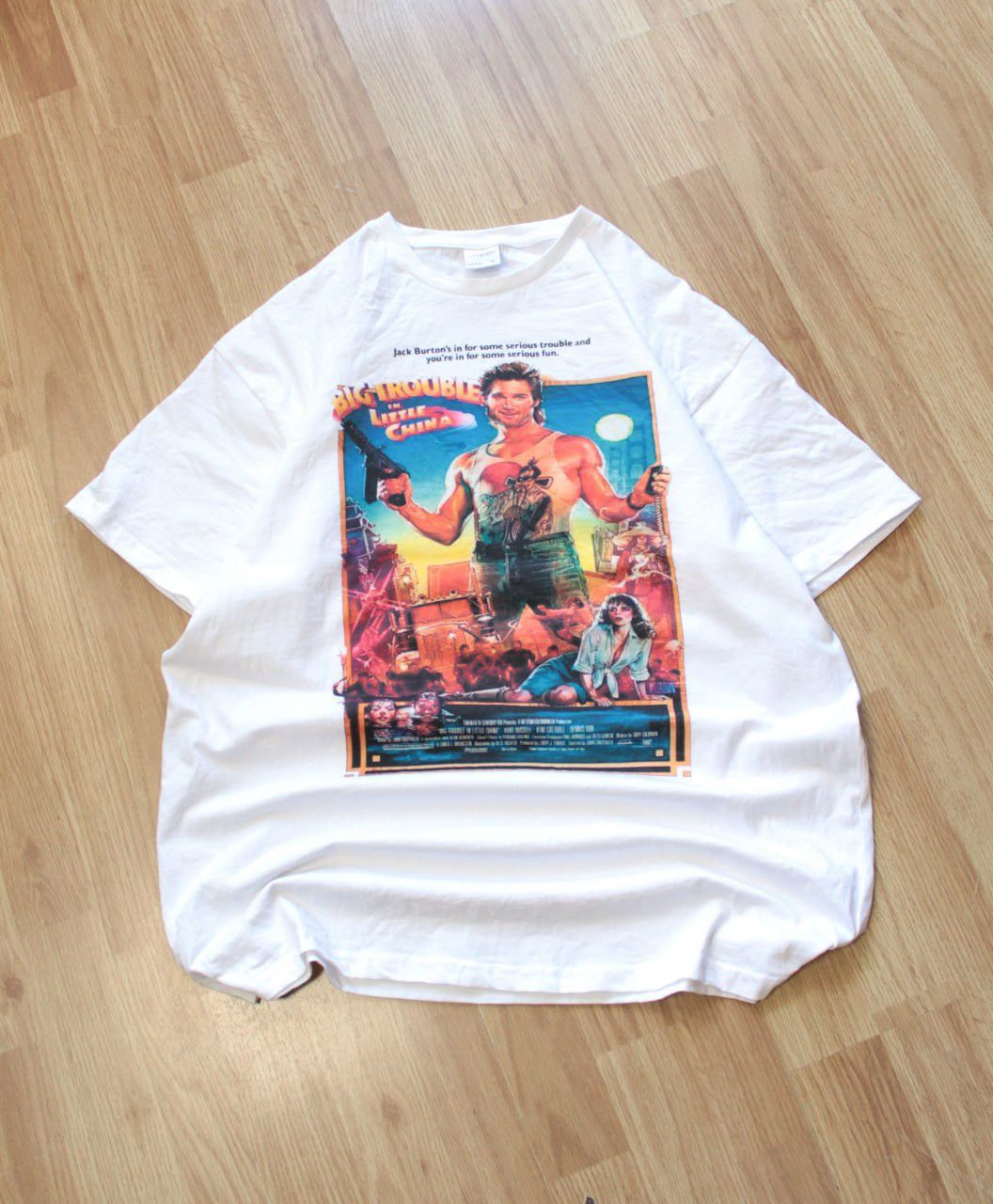 Vintage 🔥 Big Trouble in Little China Vintage Movie T Shirt USA Size US M / EU 48-50 / 2 - 1 Thumbnail