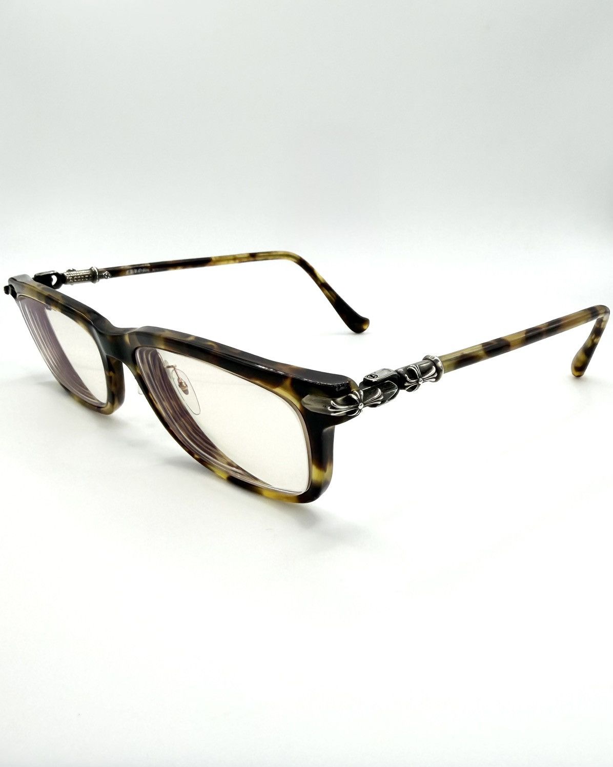 Chrome Hearts “Cornhaulass” Dual Cemetery Cross Glass Frames