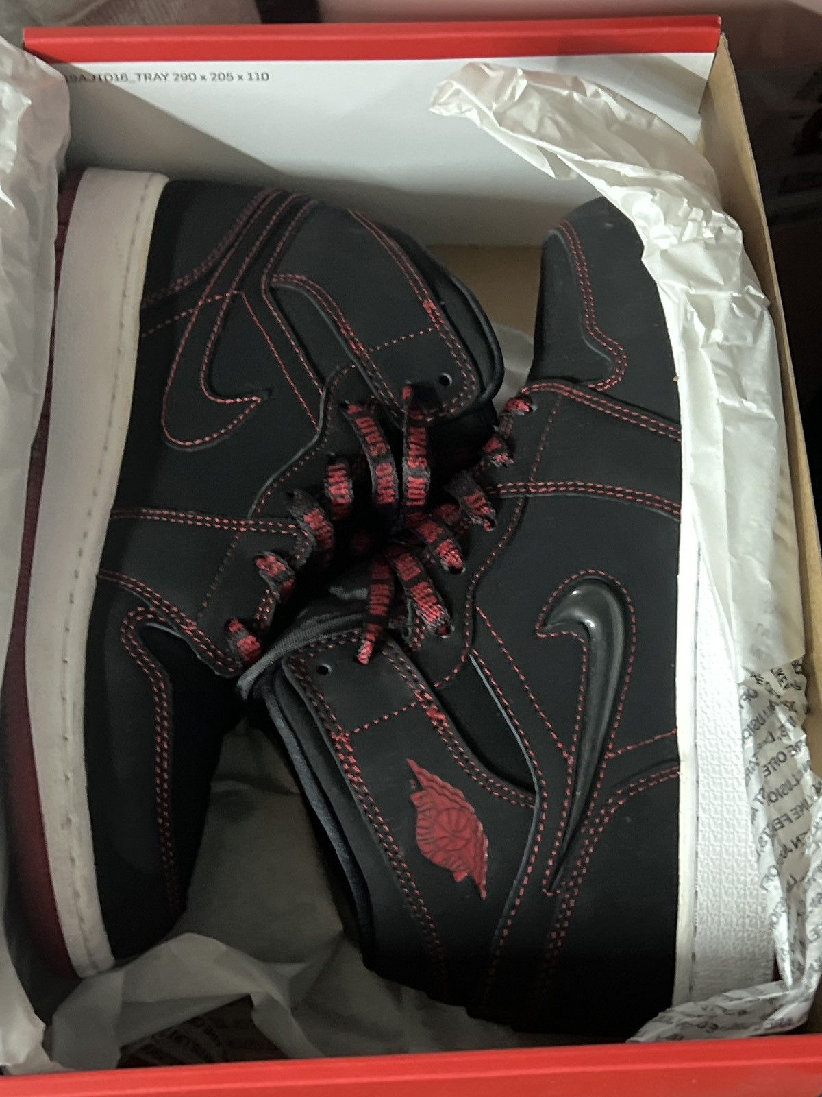 Nike 1 MID GS ‘FEARLESS’ COME FLY WITH ME Size US 5.5 / EU 38 - 2 Thumbnail