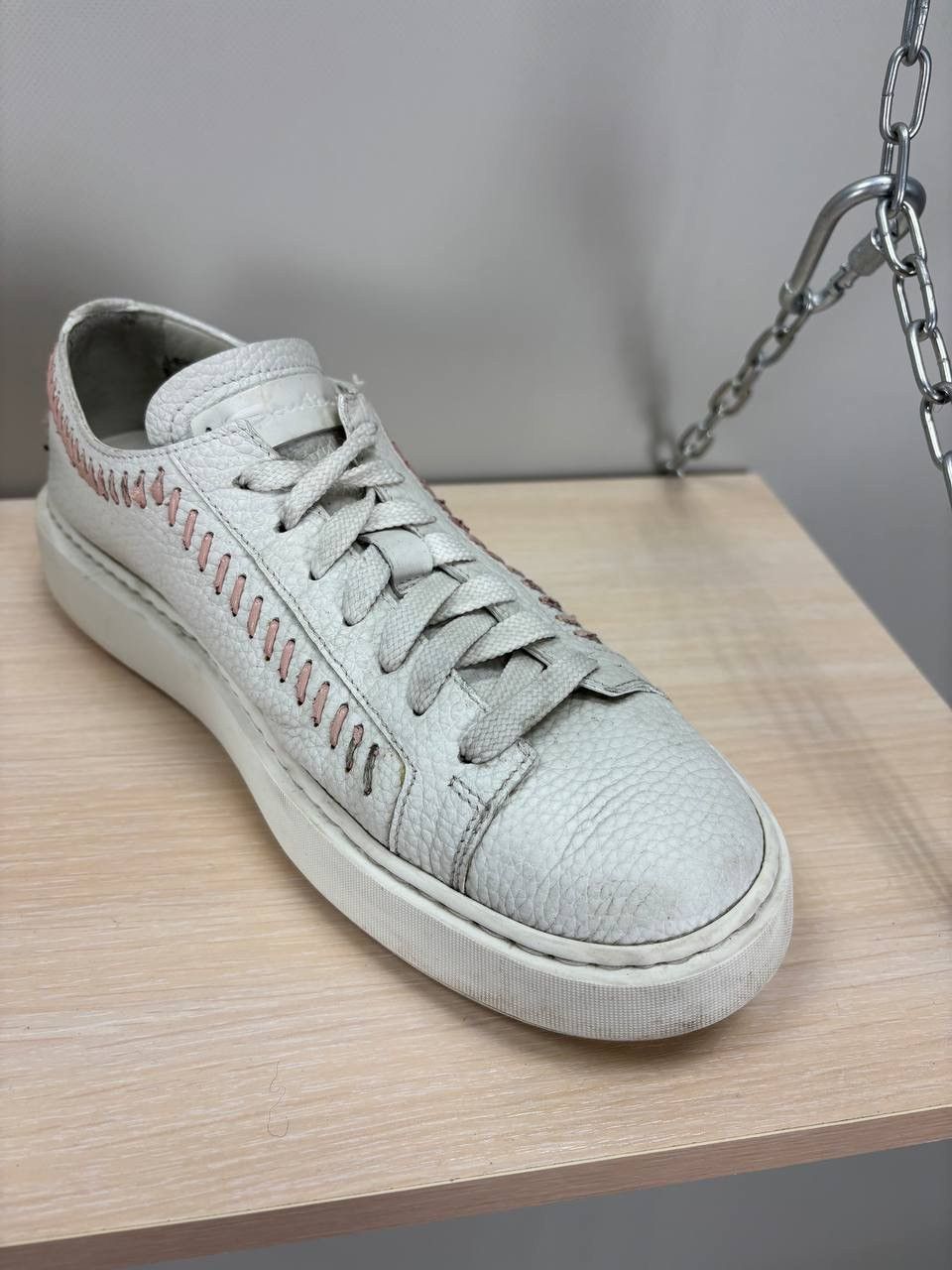 Designer × Santoni Womens sneakers Santoni Size 38 Color White Size US 8 / IT 38 - 3 Thumbnail
