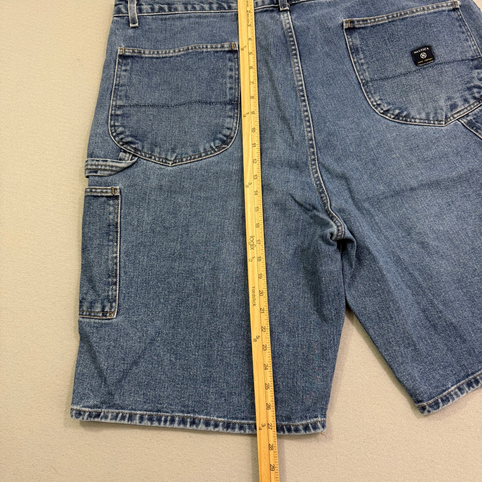 Nautica Vintage Nautica Jean Shorts 42 Blue 12" Inseam Carpenter Size US 42 / EU 58 - 10 Thumbnail