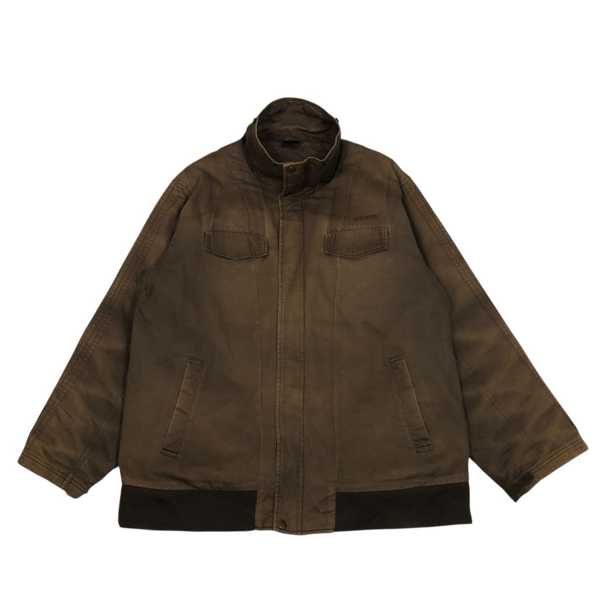 Adidas 🔥VINTAGE CHORE JACKET ADIDAS DETROIT DUCK CANVAS DISTRESSED Size US M / EU 48-50 / 2 - 1 Thumbnail